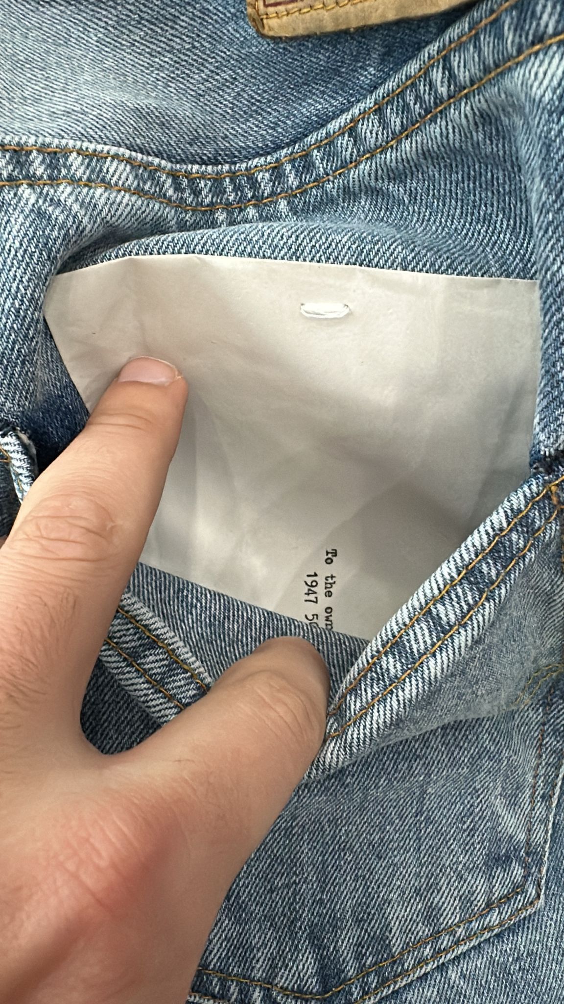 Levi's Vintage Clothing LVC Levi's Vintage Clothing 1947 501XX BigE Selvedge Jeans Size US 30 / EU 46 - 6 Thumbnail