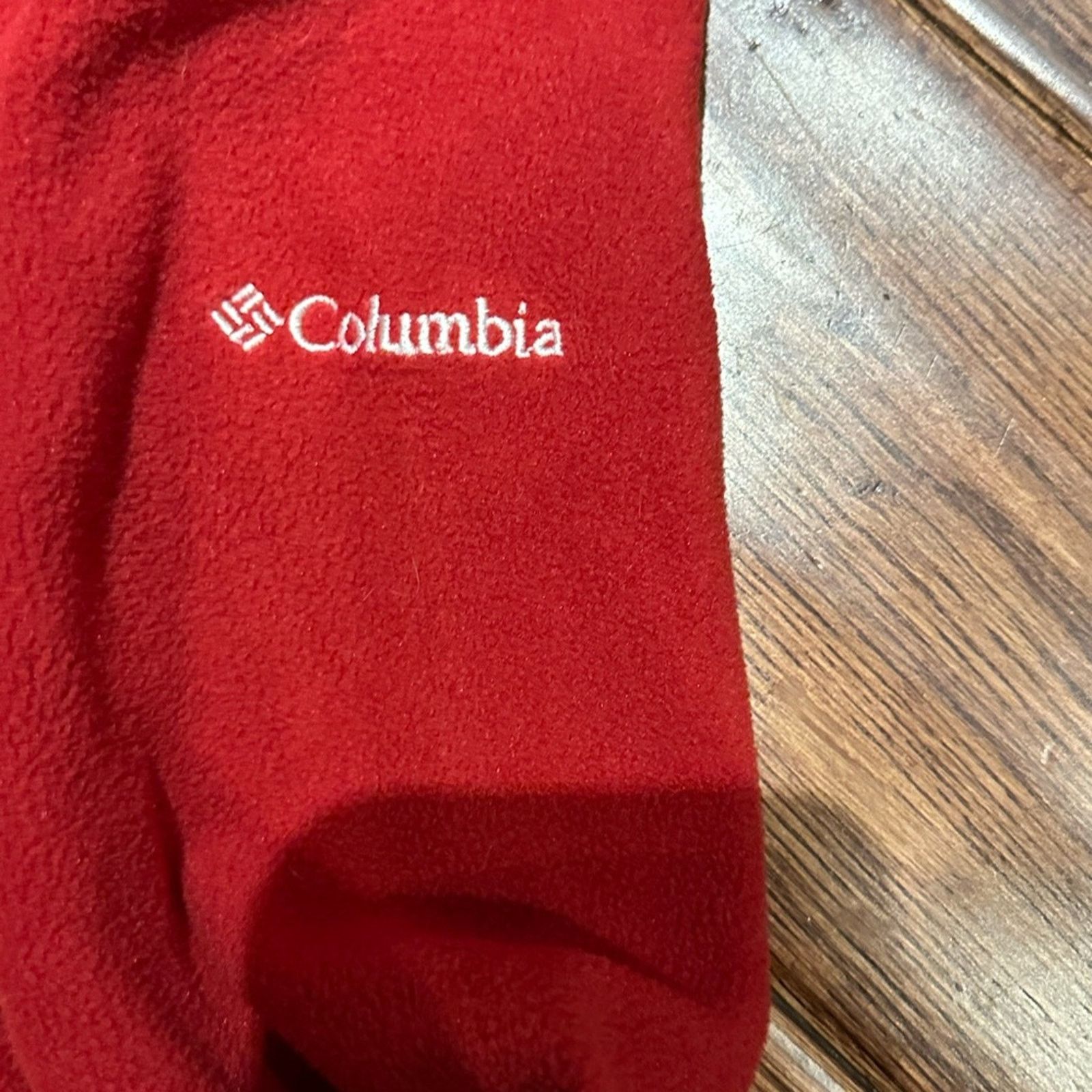 Columbia Columbia Women's Small Red Alabama Full Zip Fleece Jacket Size S / US 4 / IT 40 - 5 Thumbnail
