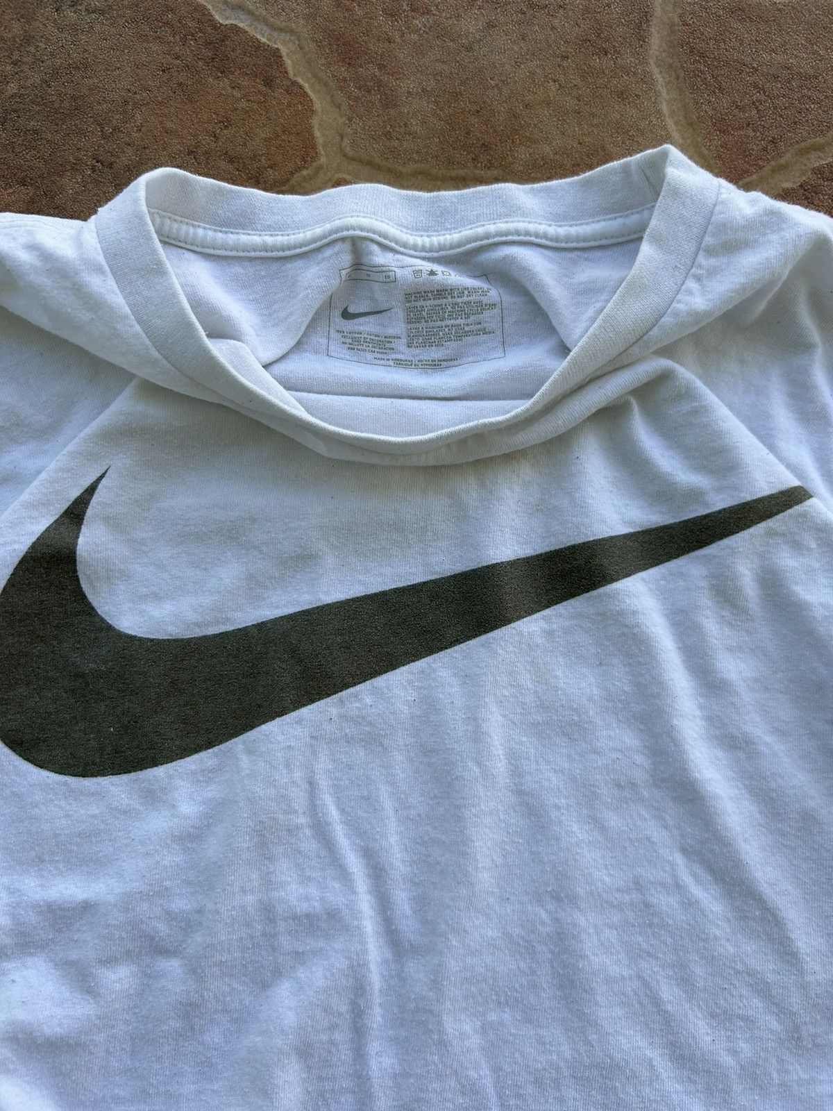 Nike × Vintage Center Nike swoosh tee Size US XL / EU 56 / 4 - 3 Thumbnail