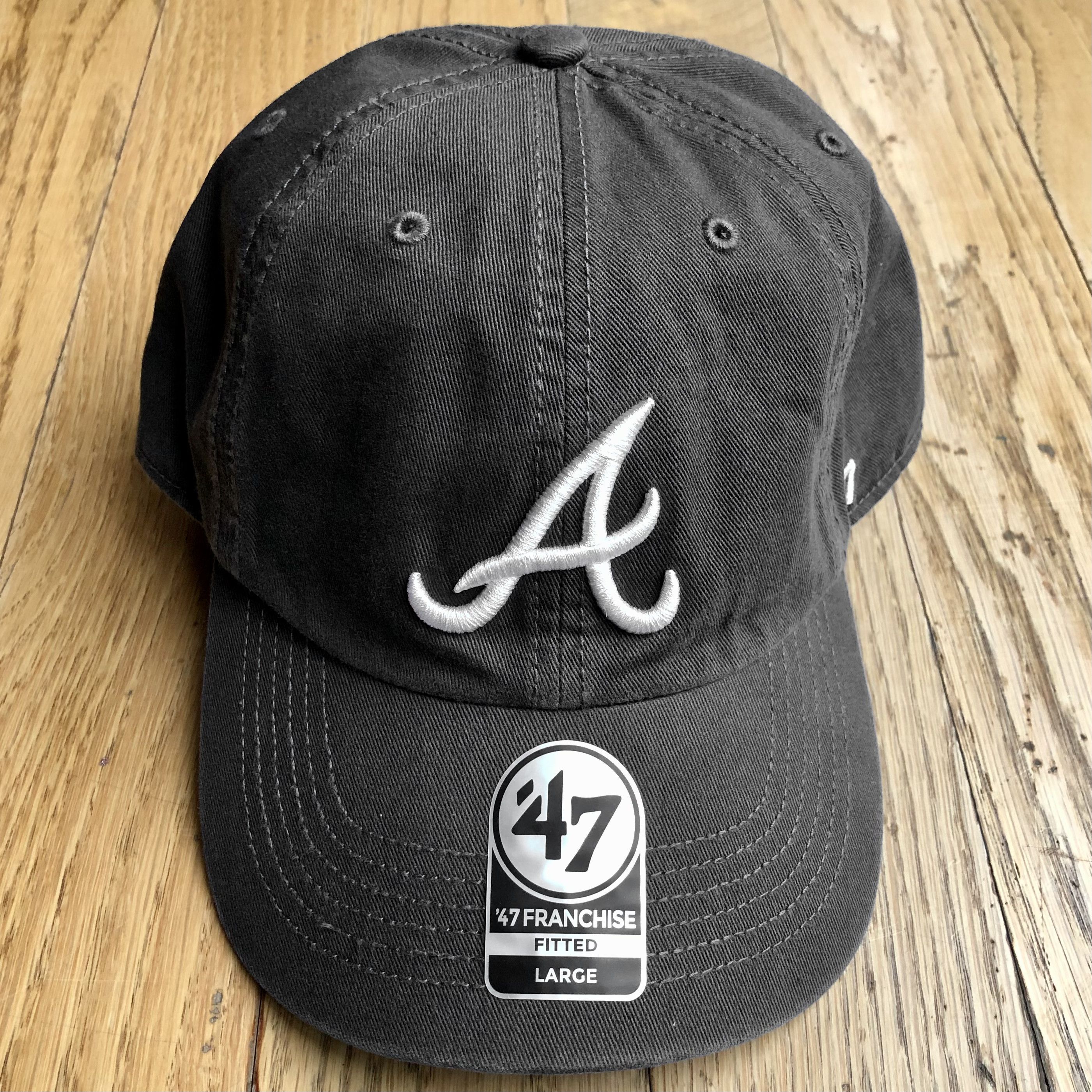 47 Brand Atlanta Braves 47 Brand MLB Fitted Cap Hat L Large Size ONE SIZE - 1 Thumbnail
