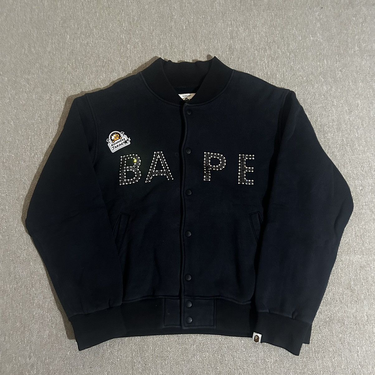 Bape × Futura BAPE × Futura sweat varsity jacket a bathing ape