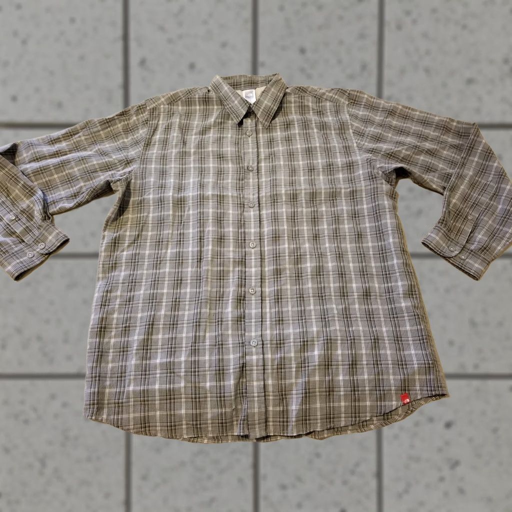 The North Face The North Face Shirt XL Gray Button Mens Size 46R - 1 Thumbnail