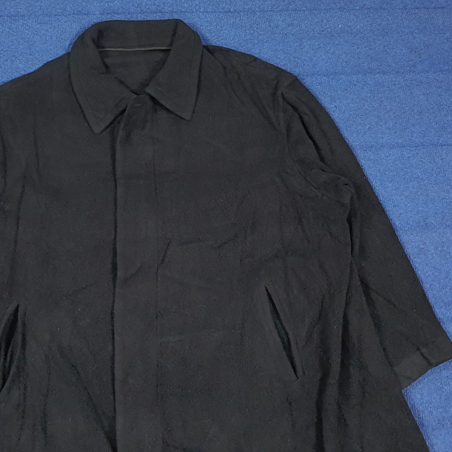 Y's Vintage Y's Yohji Yamamoto Fleece Jacket Overcoat C284N1 Size US XXL / EU 58 / 5 - 2 Thumbnail