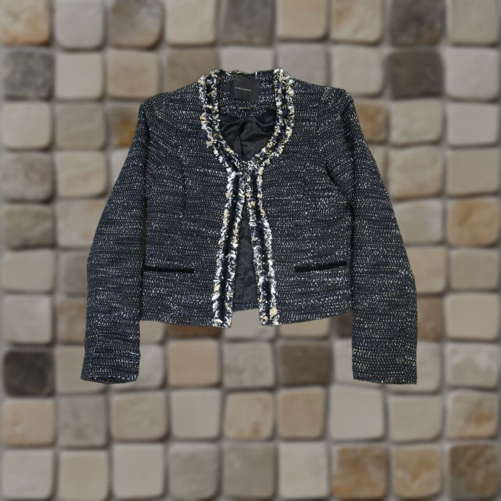 Maison Scotch Maison Scotch Jacket Womens 1 Black Blue Beige Size XS / US 0-2 / IT 36-38 - 1 Thumbnail