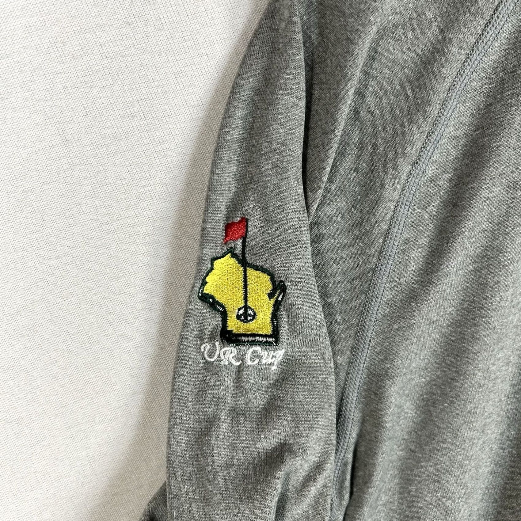 Under Armour Under Armour HeatGear Pullover 1/4 Zip Shirt Mens M Gray Long Sleeve Mock Neck Activewear Cross Training Gym Running Golf Vas Cup Size US M / EU 48-50 / 2 - 7 Thumbnail