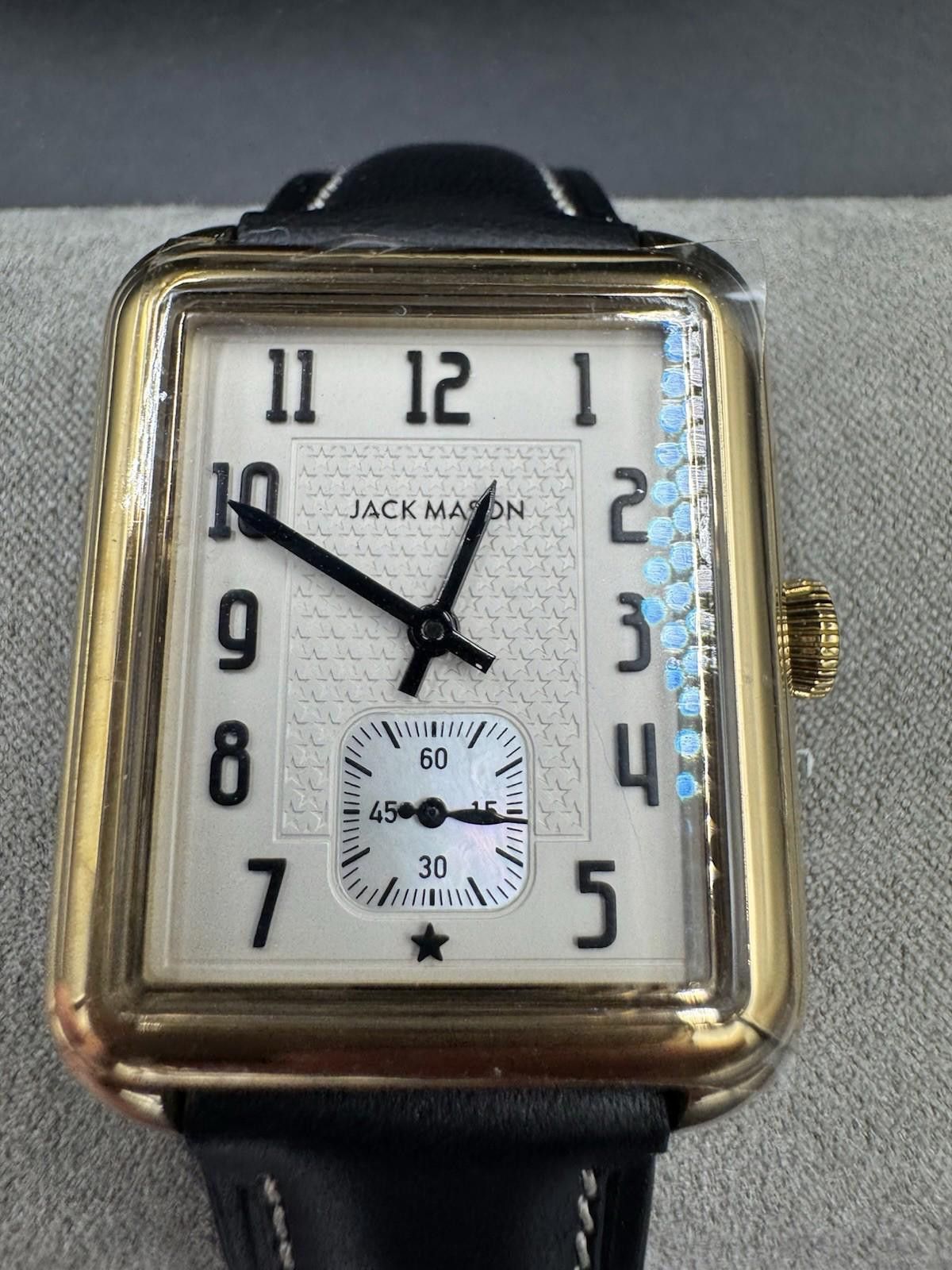 Other Jack Mason Issue No. 2 Heritage Rectangular Gold Tone Watch Size ONE SIZE - 5 Thumbnail