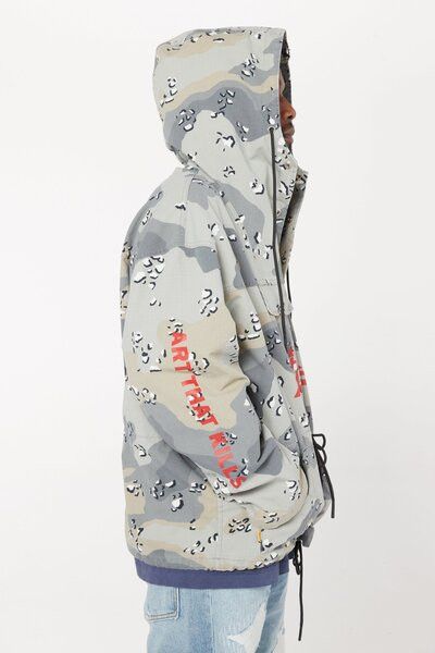 Gallery Dept. o1gr1nt0526 ATK Anorak Jacket in Grey Storm Camo Size US L / EU 52-54 / 3 - 4 Thumbnail