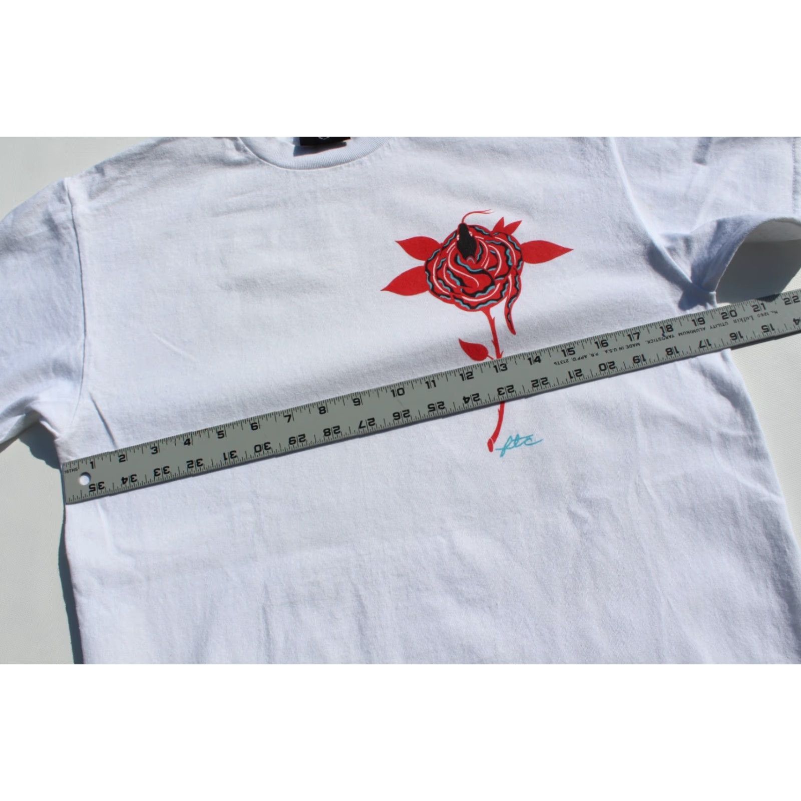 Vintage FTC T Shirt Unisex Adults Medium White Snake 90s FAST SHIPPING Size US M / EU 48-50 / 2 - 5 Thumbnail