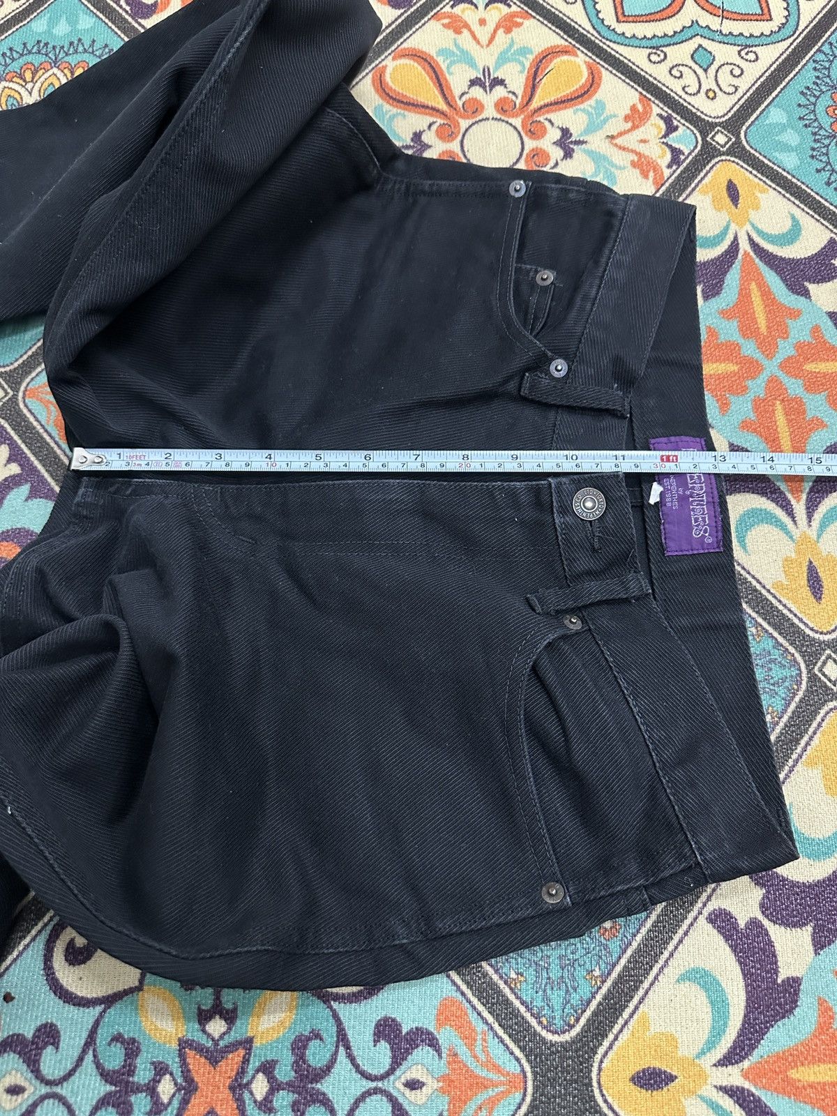 Nepenthes Nepenthes Japan Black Selvedge Denim Pants Size US 29 - 17 Thumbnail
