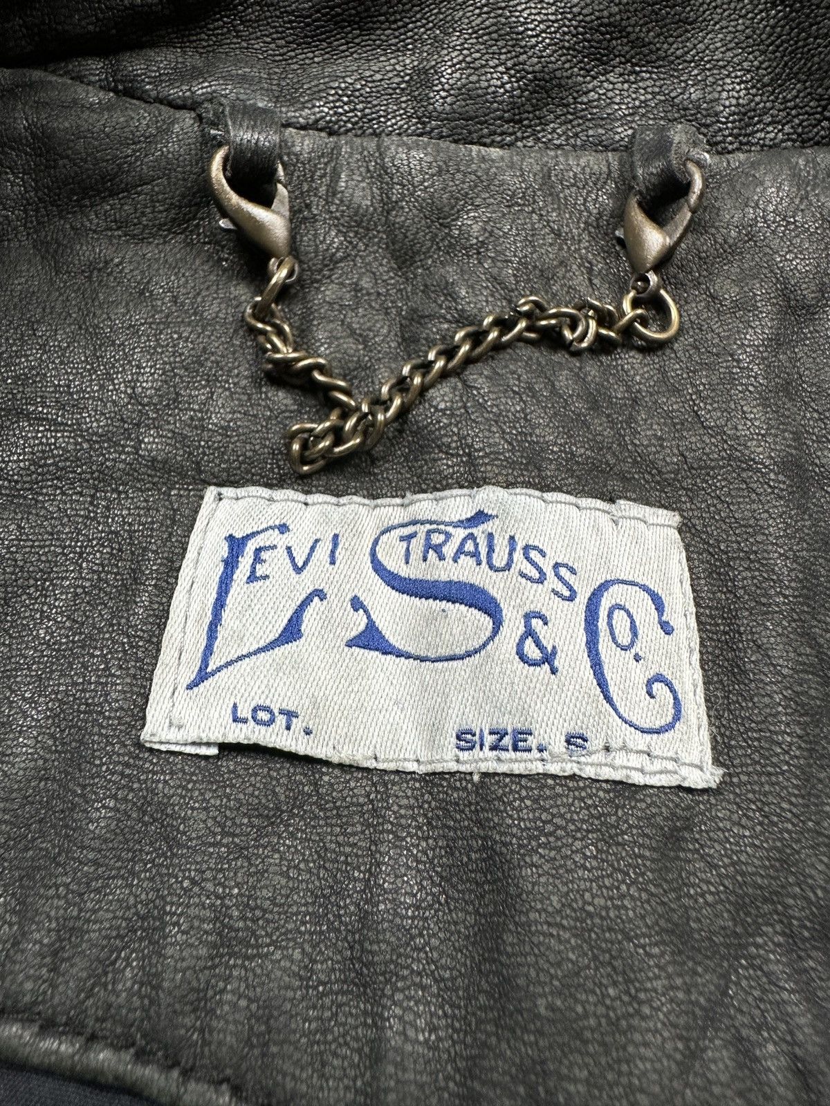 Levi's Vintage Levi’s Sample Leather Jacket Western Cut 90s Rare Size S / US 4 / IT 40 - 6 Thumbnail