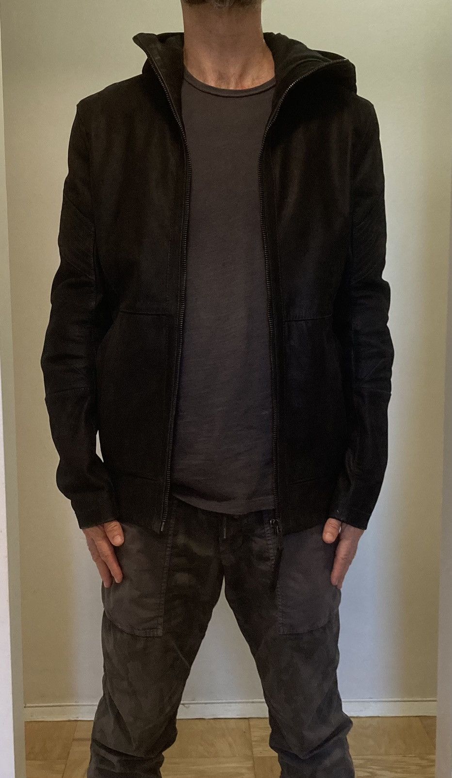 Alexandre Plokhov LAST DROP Leather w/ Hood Size US M / EU 48-50 / 2 - 17 Thumbnail