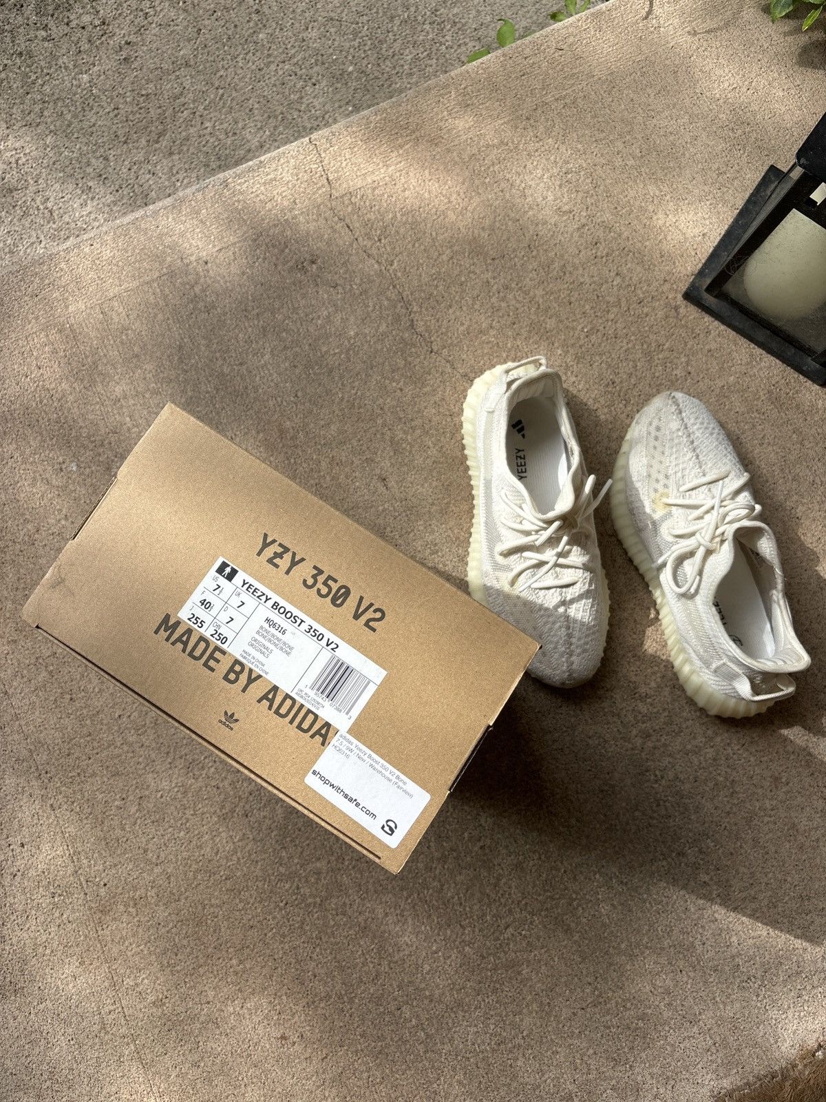 Kanye West Yeezy Boost 350 V2 ‘Bone’ Size US 7.5 / EU 40-41 - 1 Thumbnail