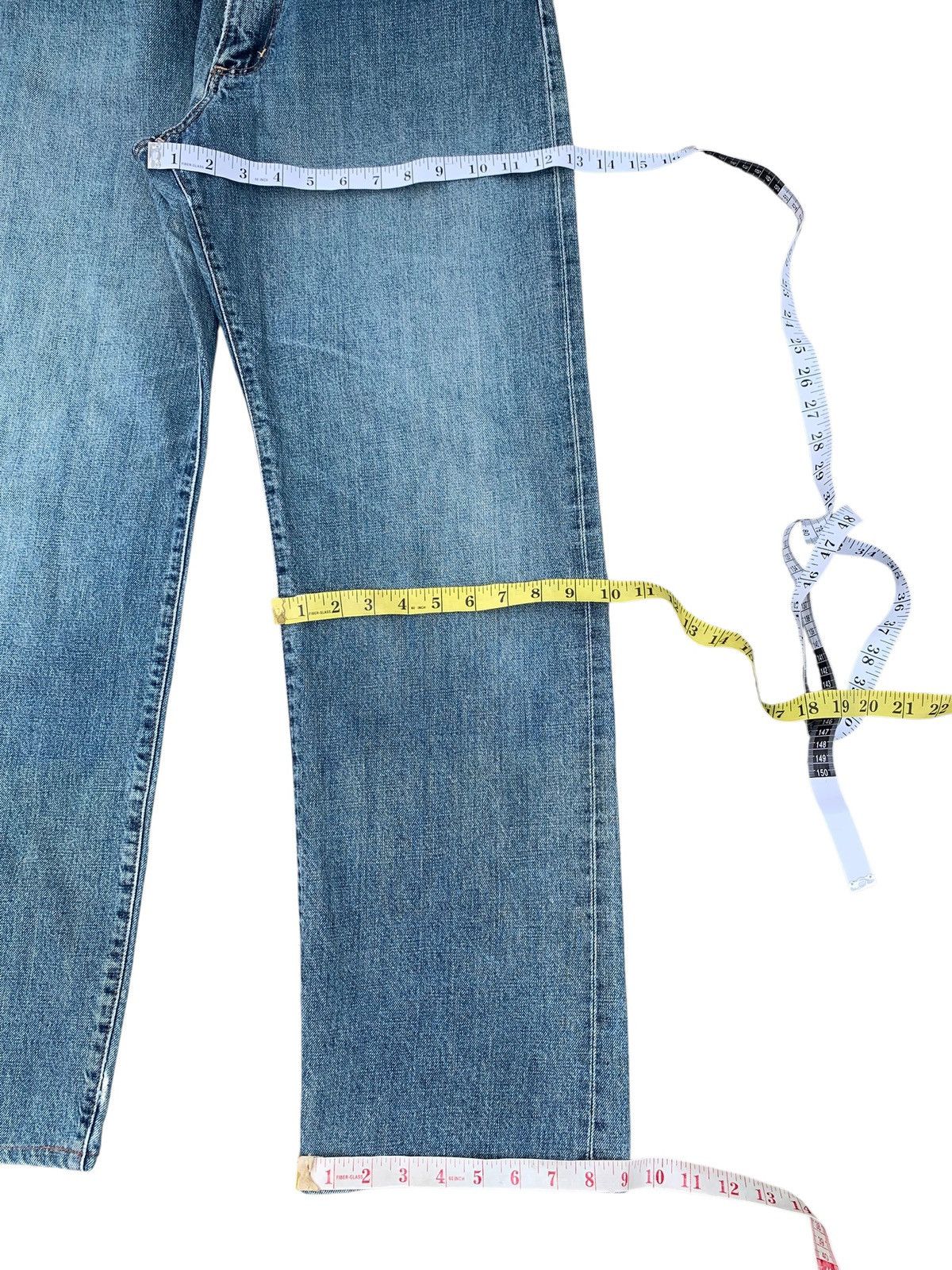 Wrangler VINTAGE WRANGLER SELVEDGE BAGGY JAPANESE FADED DENIM Size US 31 - 16 Thumbnail