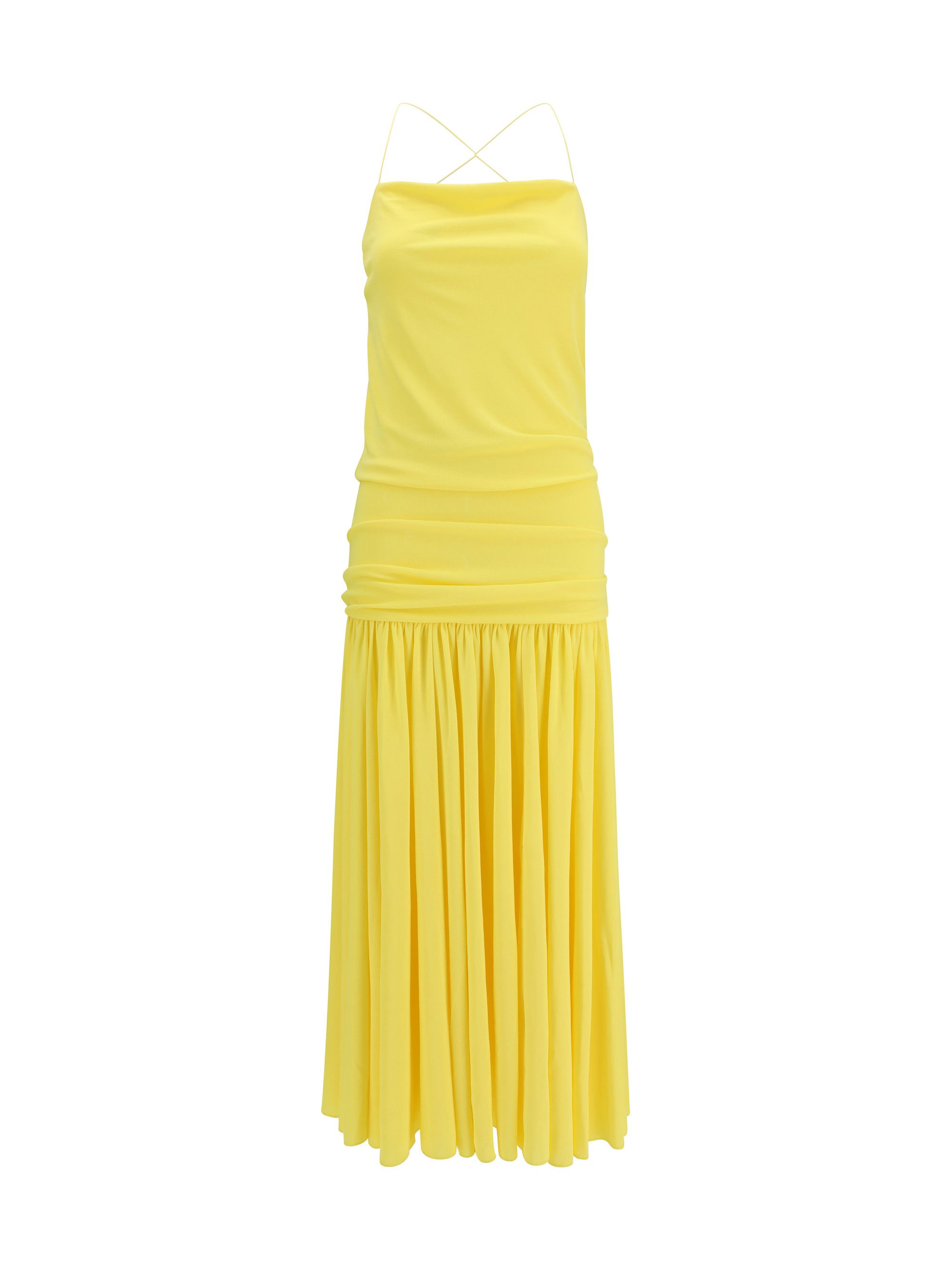 Jacquemus Pleated midi Dress Size M / US 6-8 / IT 42-44 - 1 Thumbnail