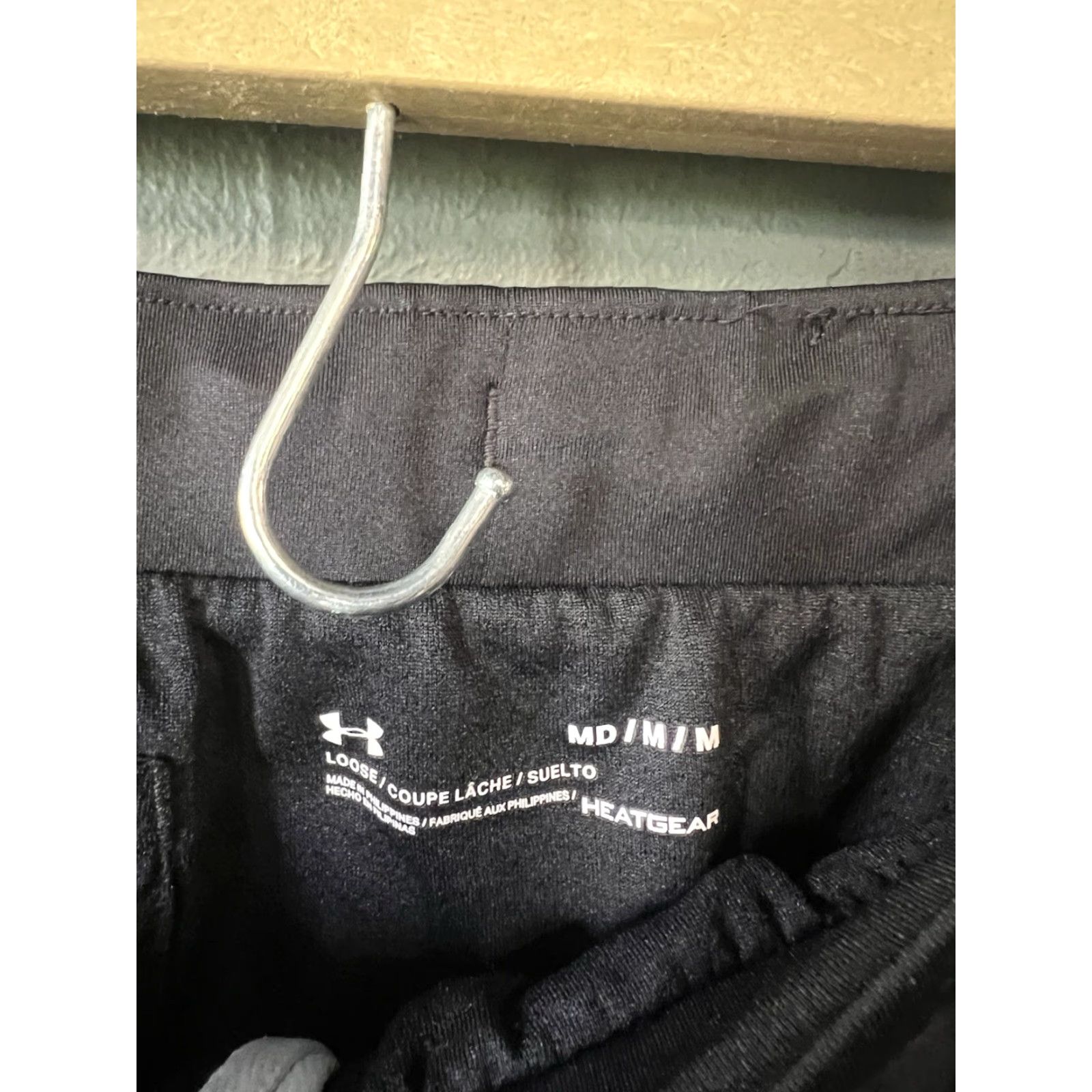 Under Armour Under Armour Womens Black Lined Running Shorts Drawstring Size Medium Activewear Size 32" / US 10 / IT 46 - 3 Thumbnail