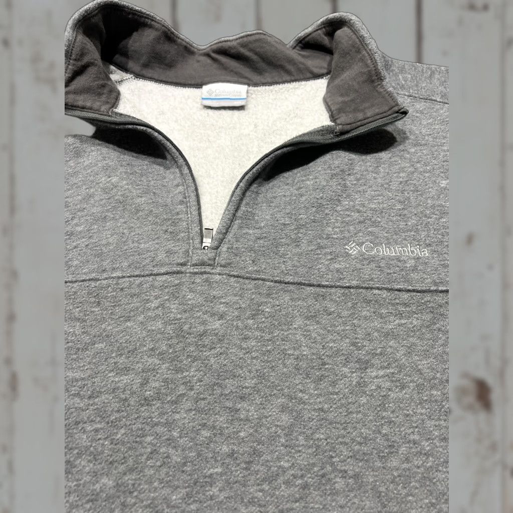 Vintage VINTAGE Columbia Men 1/4 Zip Fleece Pullover Sweater 2XL Gray Outdoor Outdoor Size US XXL / EU 58 / 5 - 1 Thumbnail