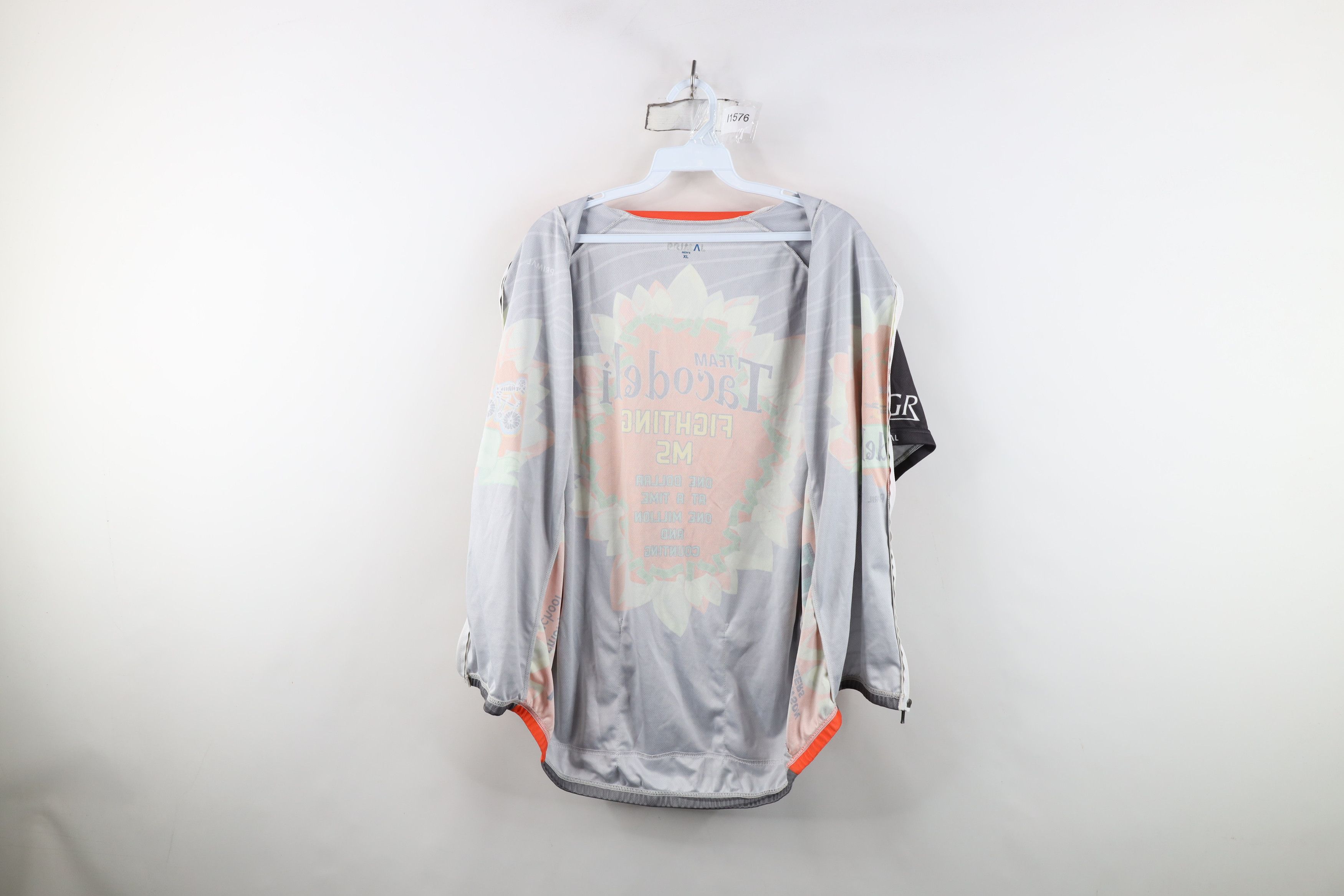Vintage Primal Tacodeli Bike MS Charity Bicycle Cycling Jersey Shirt Size US XL / EU 56 / 4 - 10 Thumbnail