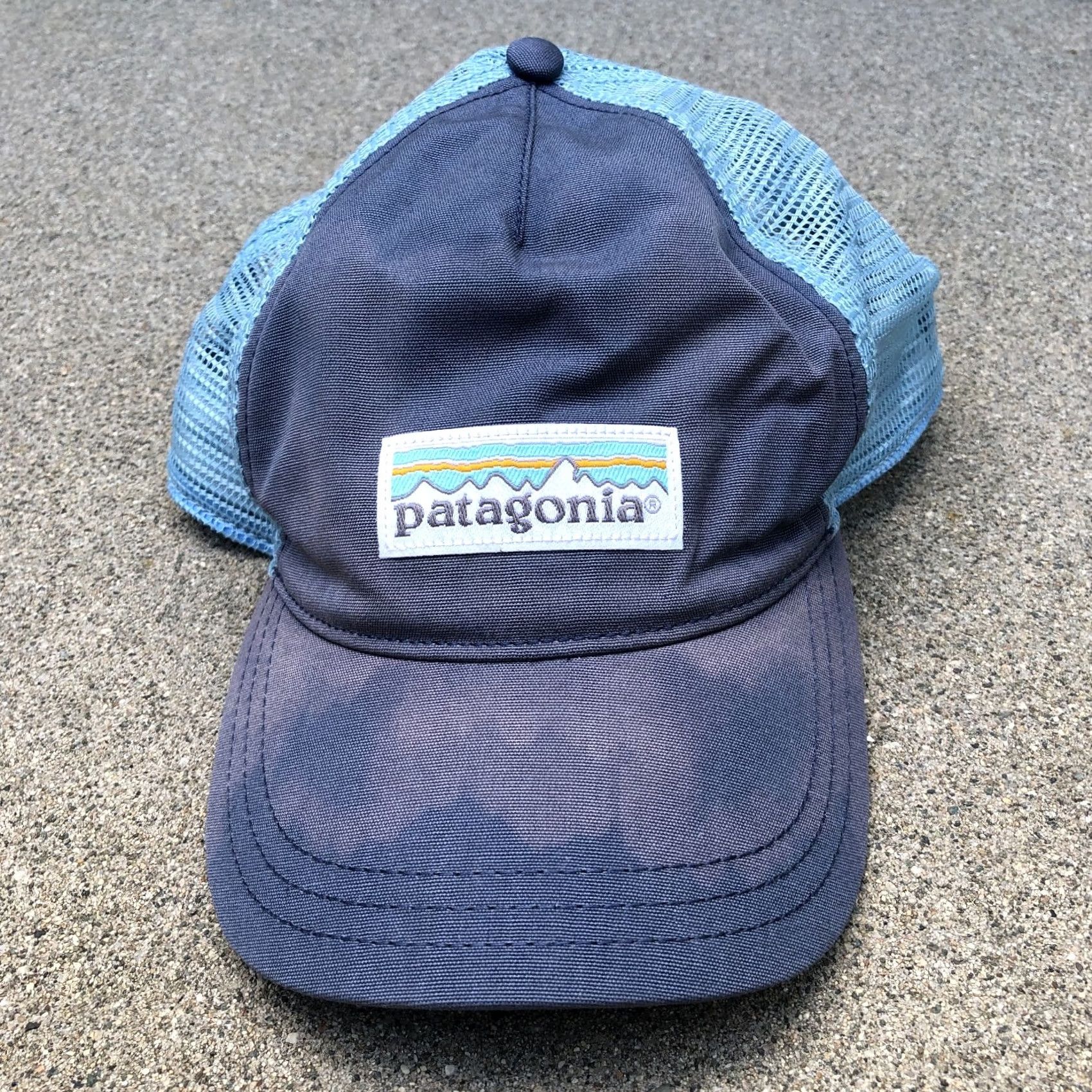 Patagonia VINTAGE Patagonia Trucker Hat Women's Baseball Cap One Size Blue Adjustable Size ONE SIZE - 2 Thumbnail