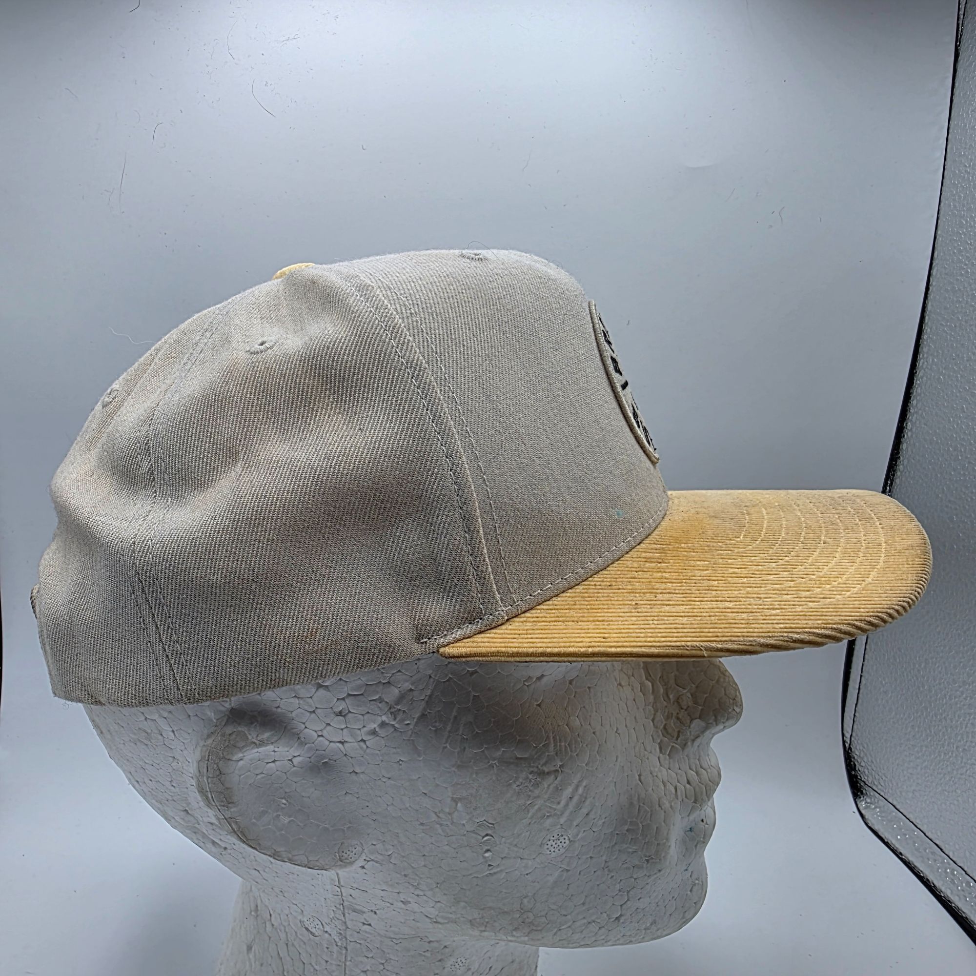 Brixton Brixton Oath III Snapback Hat Gray Yellow Adjustable Casual Size ONE SIZE - 4 Thumbnail