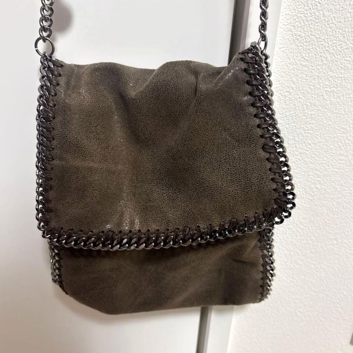 Stella McCartney STELLA McCARTNEY Women Suede Shoulder Bag Limited Edition Designer Collecti Size ONE SIZE - 2 Thumbnail