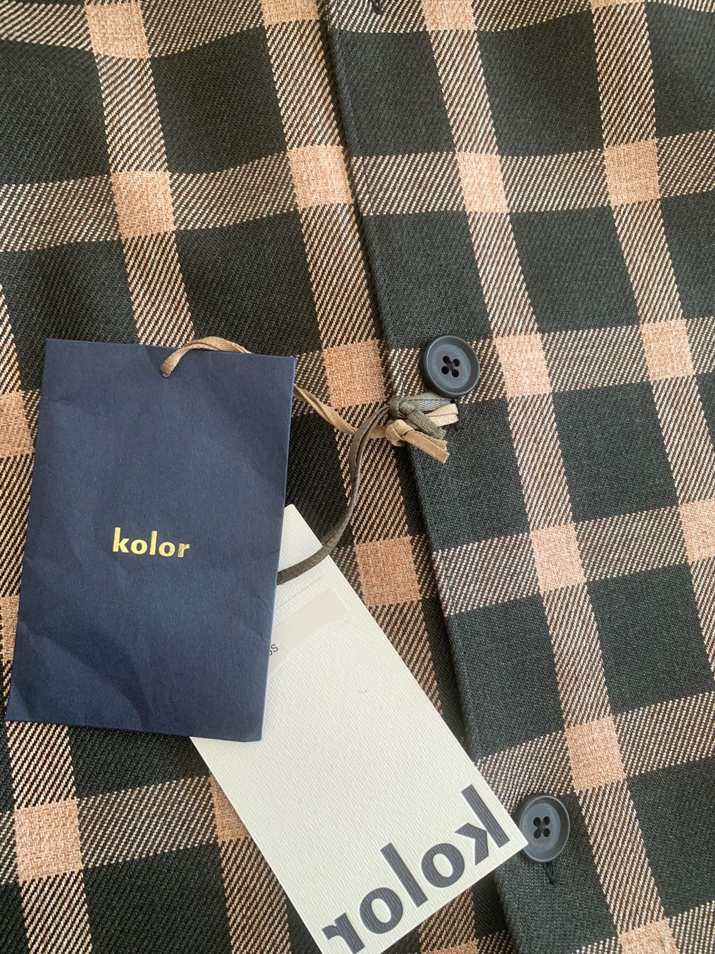 Kolor KOLOR Abe Junichi 24FW Polyester Check Casual LS Shirt Size US L / EU 52-54 / 3 - 3 Thumbnail