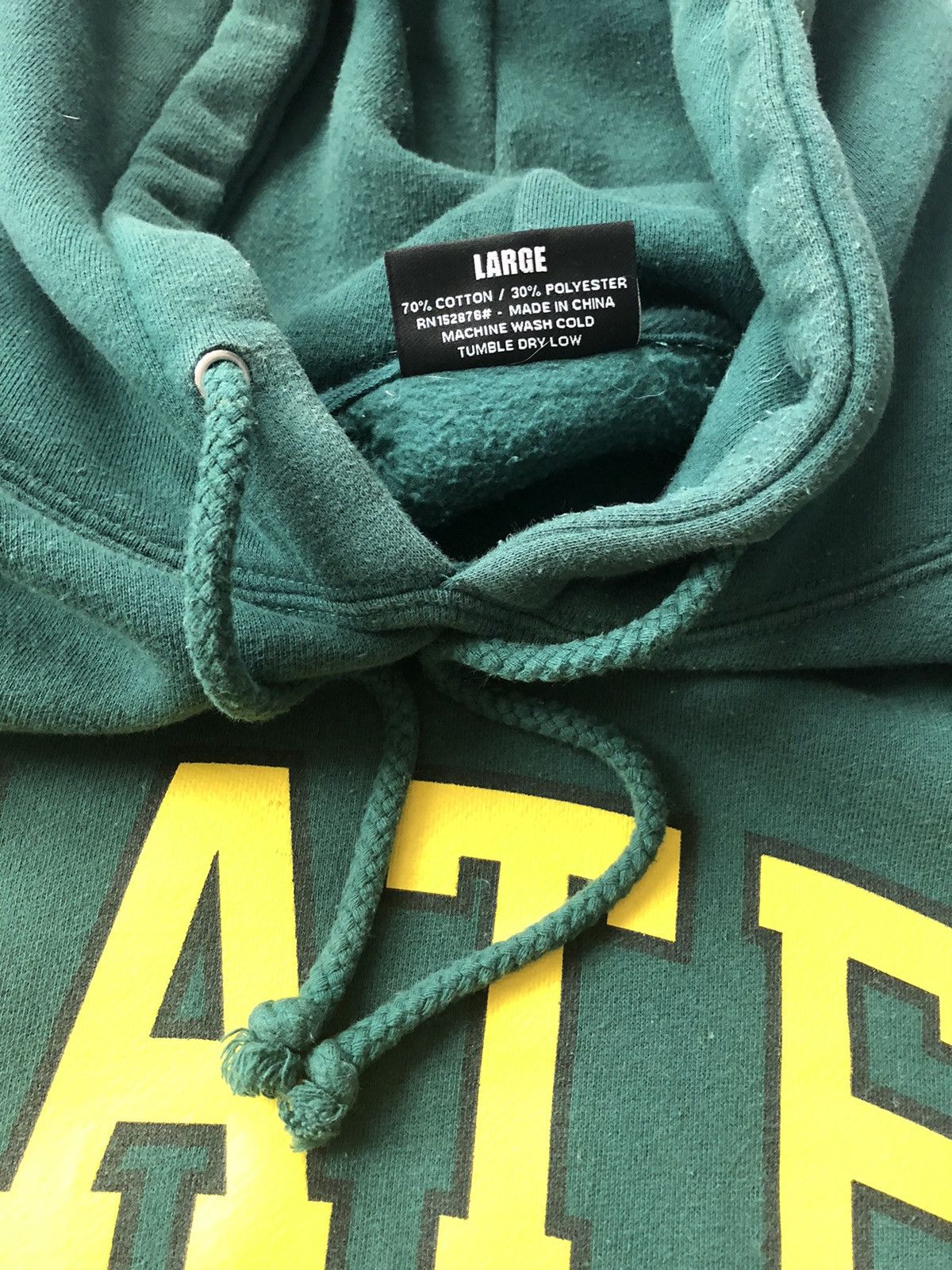 Pleasures Pleasures forest green Hate free hoodie L unisex oversized Size US L / EU 52-54 / 3 - 6 Thumbnail