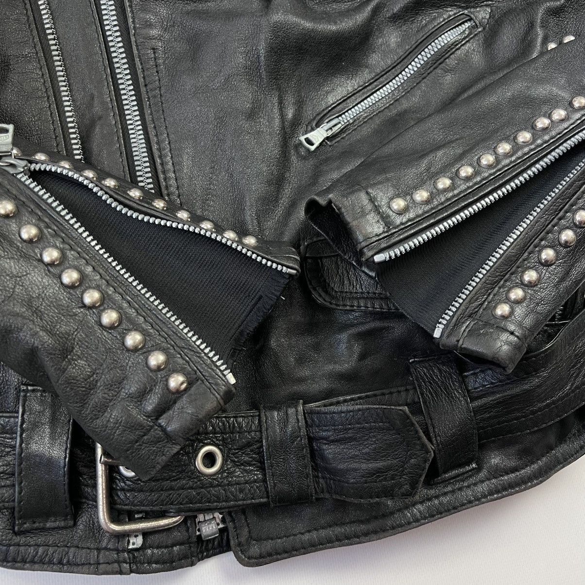 JET SET × Vintage Vintage Rare Jet Set Lamp Nappa Leather jacket Size M / US 6-8 / IT 42-44 - 5 Thumbnail