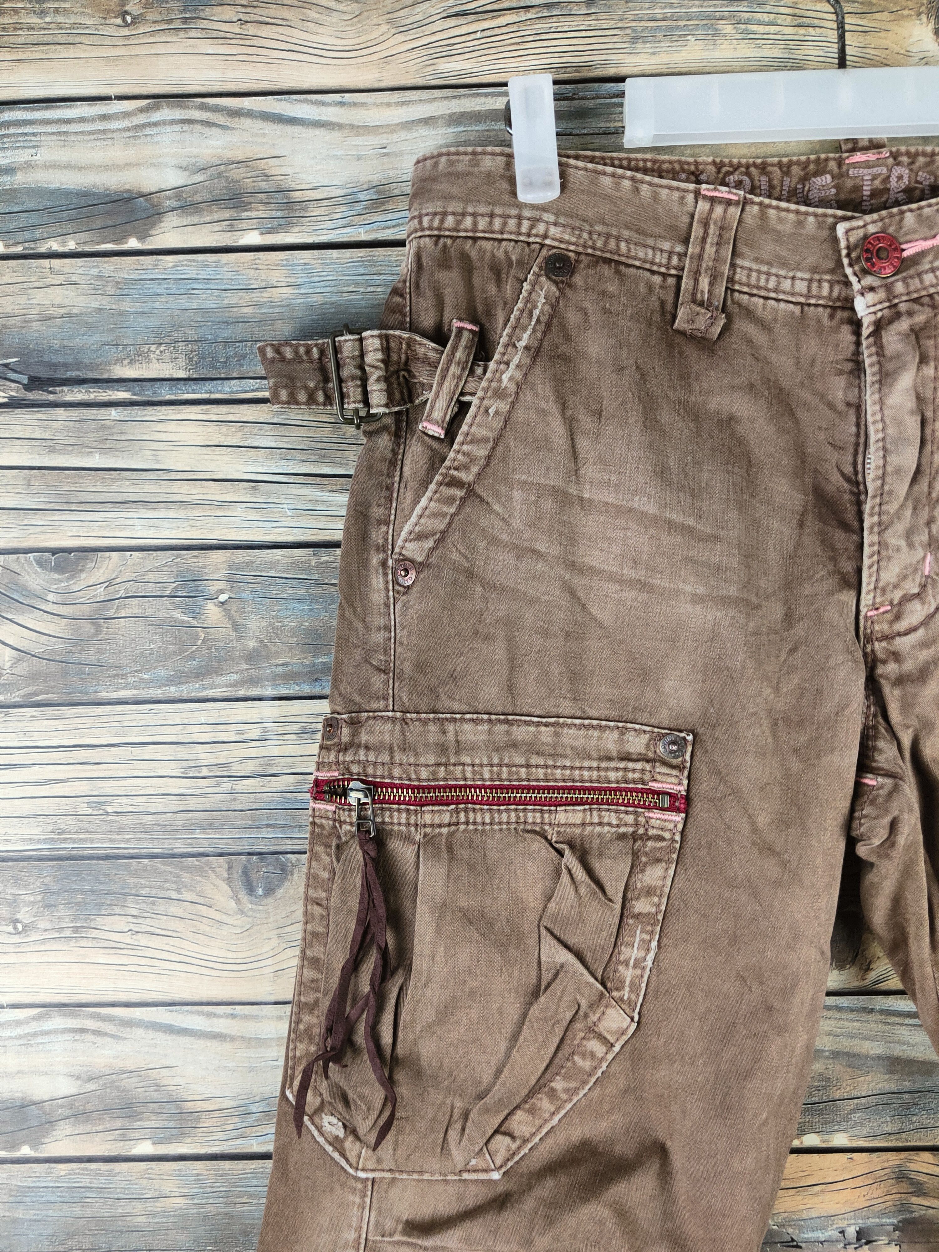 Edwin DL Edwin Brown Multipocket Cargo Pants #46-347 Size US 31 - 3 Thumbnail
