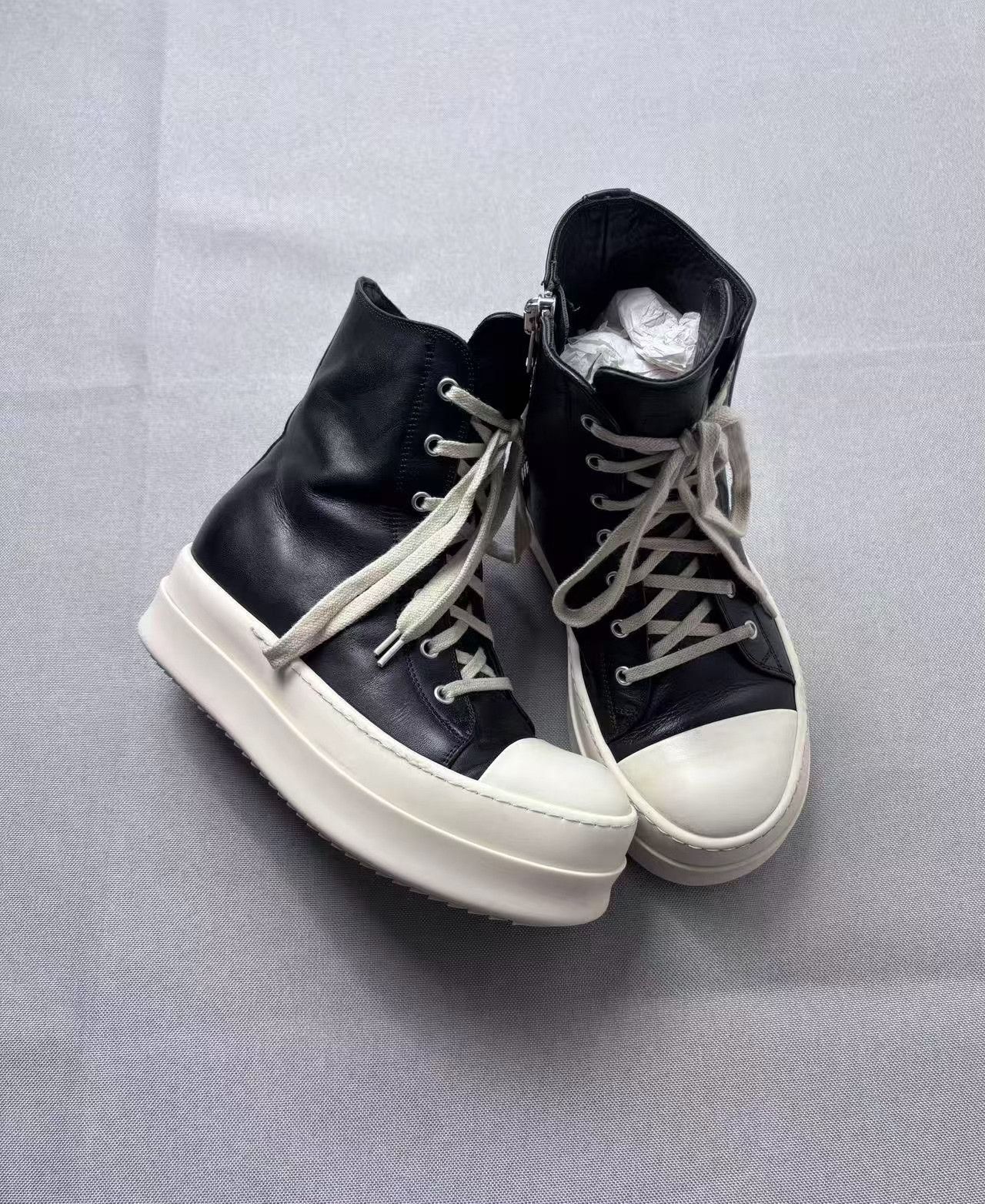 Rick Owens Rick Owens Hitop Sneakers 24 Women Size US 8 / IT 38 - 1 Thumbnail