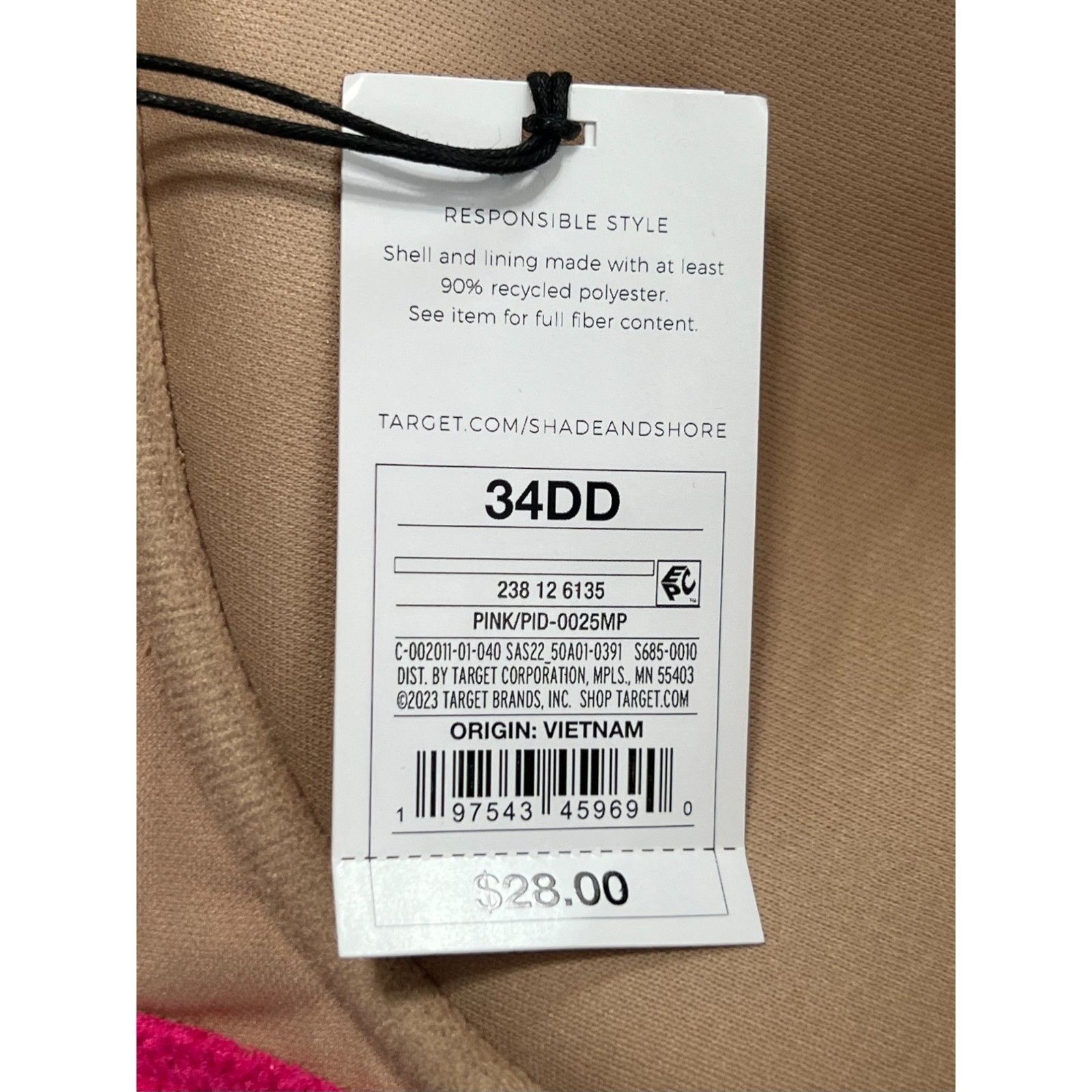 Other Shade & Shore - Women's Pucker Textured Light Lift Bandeau B Size ONE SIZE - 9 Thumbnail