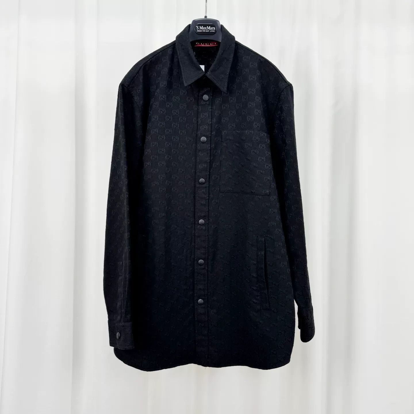 Gucci gucci black denim graphic shirt jacket Size US L / EU 52-54 / 3 - 1 Thumbnail