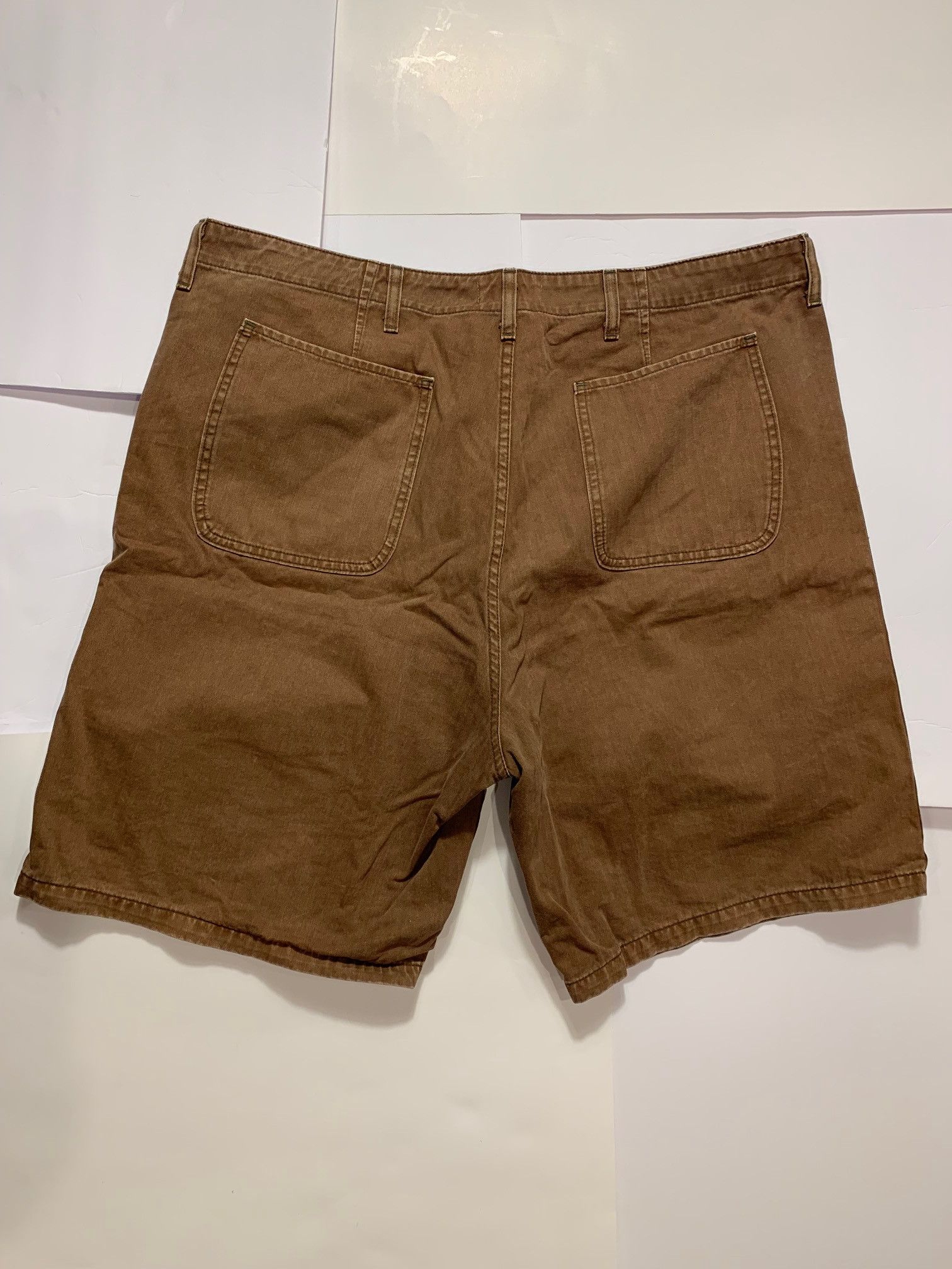 Bare Knuckles HBT Service Shorts Mustang Brown Size US 38 / EU 54 - 3 Thumbnail