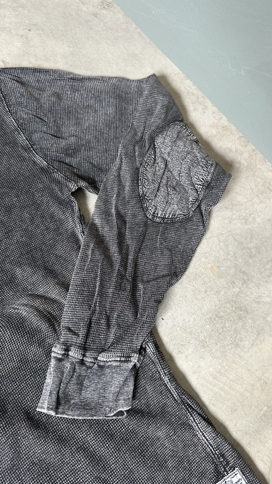 Other LOS ANGELES THIRD & ARMY DENIM CO CHARCHOAL WAFFLE TEE Size US L / EU 52-54 / 3 - 4 Thumbnail