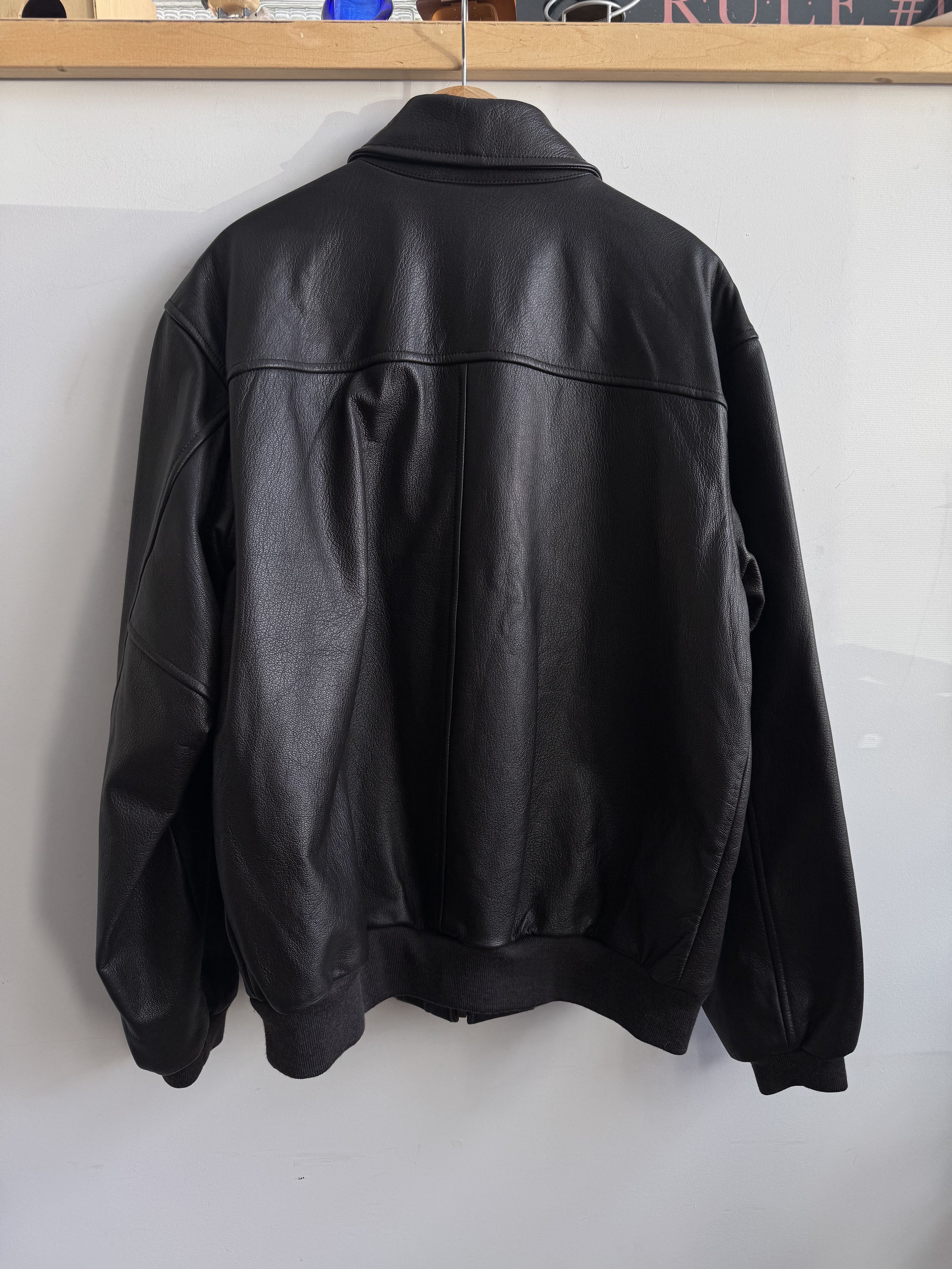 L.L. Bean 90s LL Bean A2 Bomber Flight Leather Jacket Size XL Size US XL / EU 56 / 4 - 2 Thumbnail