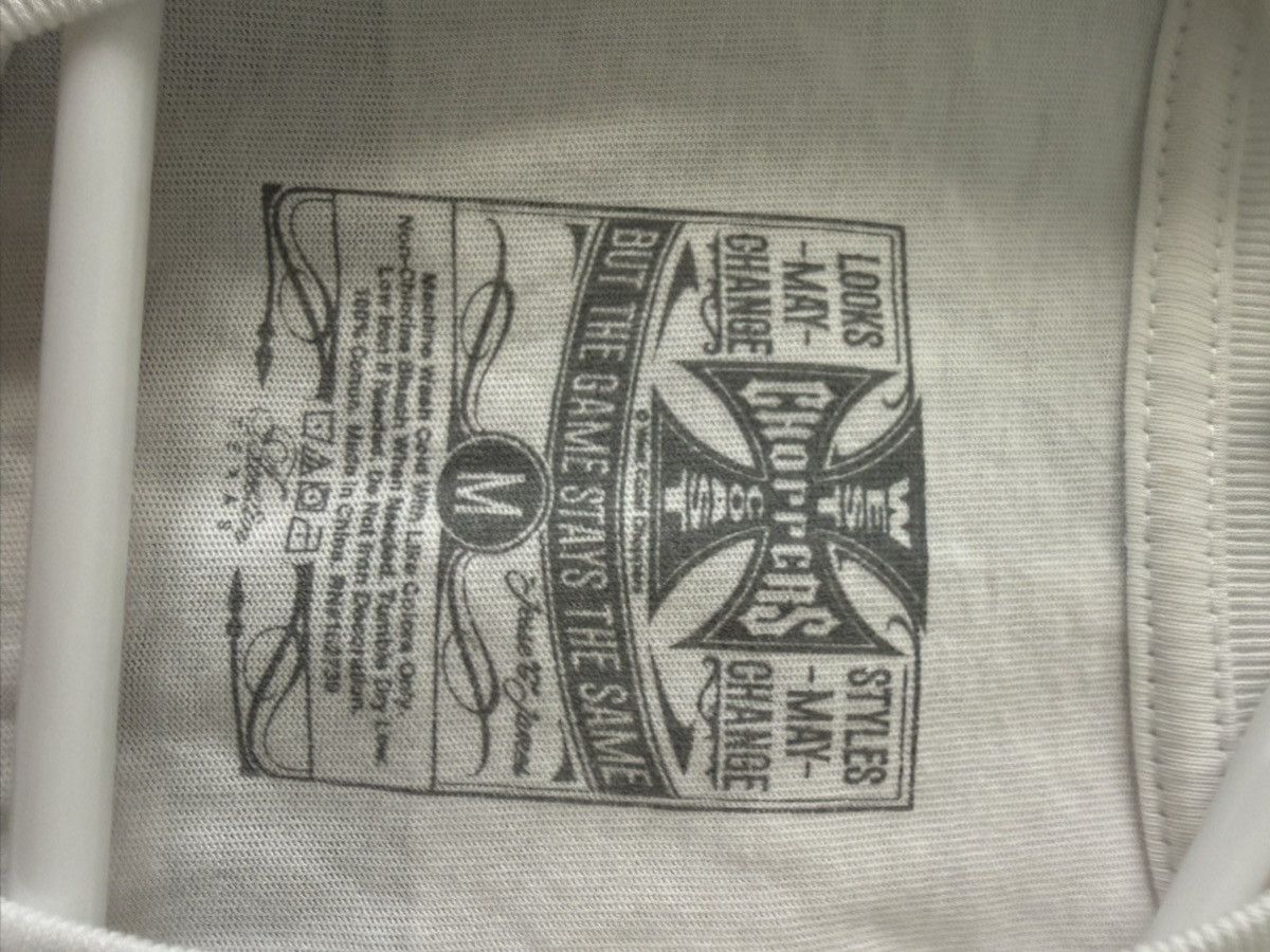 West Coast Choppers Weat Coast Choppers Cross Tee - White Size US M / EU 48-50 / 2 - 4 Thumbnail