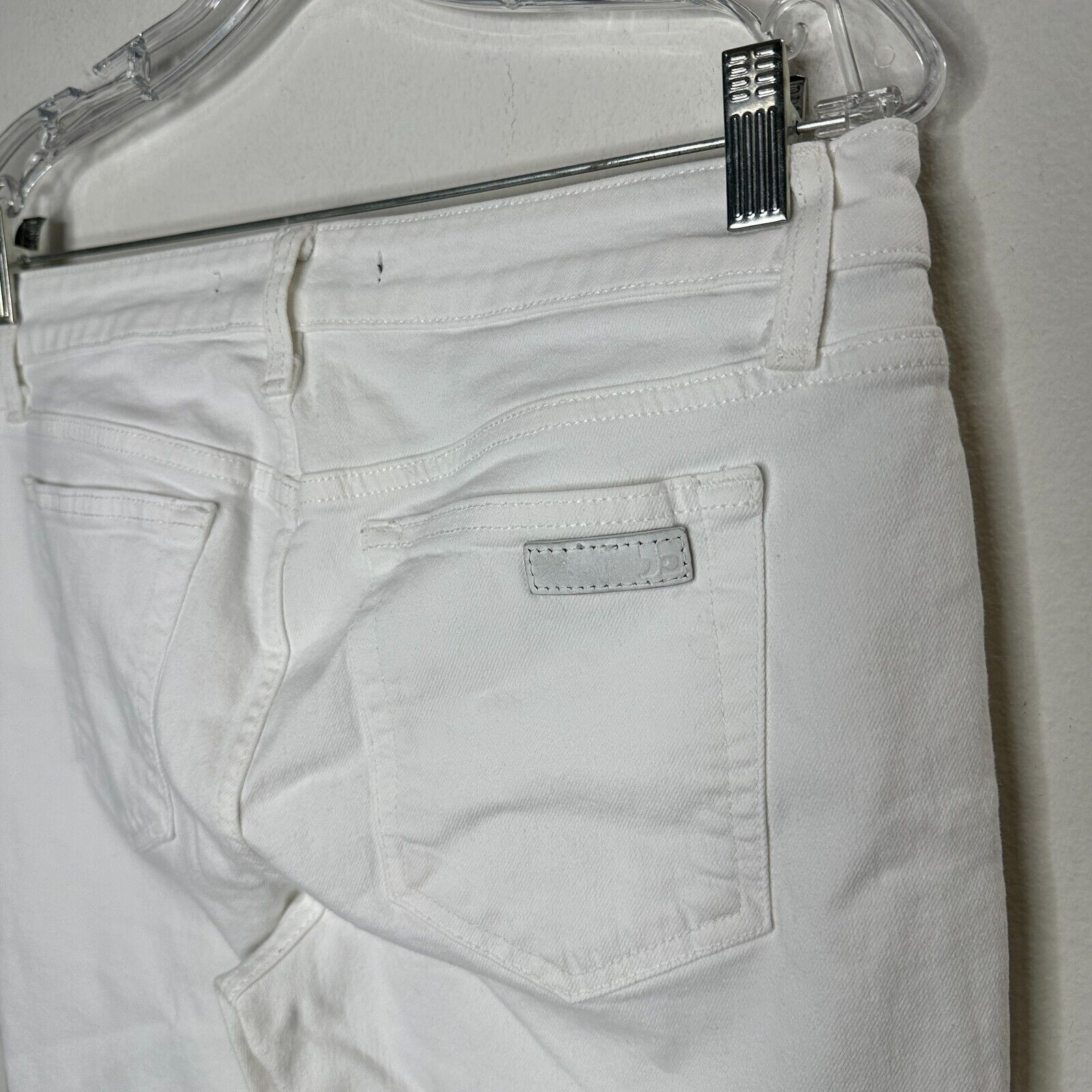 Other Joe's Jeans White Low-Rise Skinny Ankle Juliet Crop Jeans 30 Size 30" / US 8 / IT 44 - 8 Thumbnail