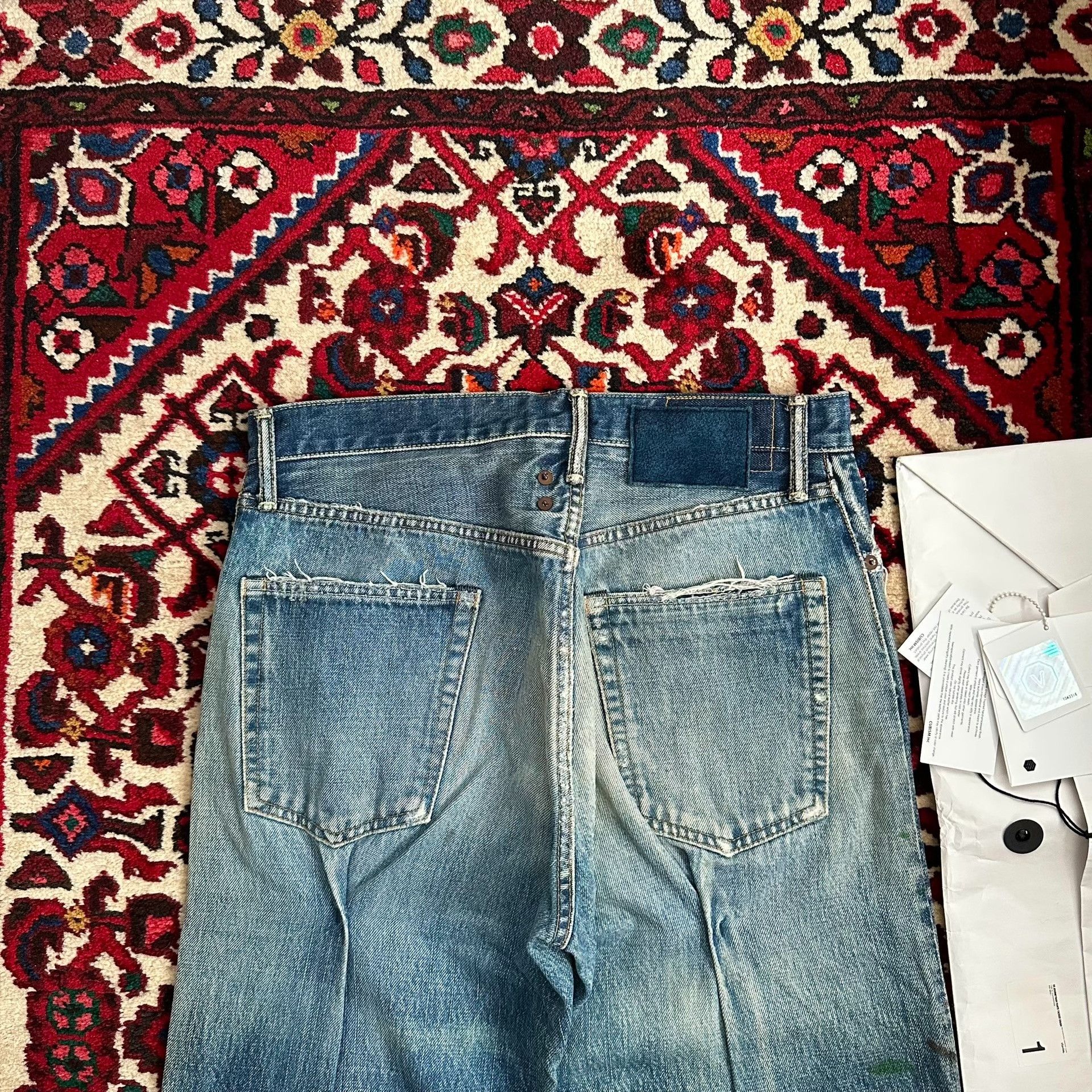 Visvim Visvim 20AW Journeyman Tacked Crash Jeans Size US 26 / EU 42 - 6 Thumbnail