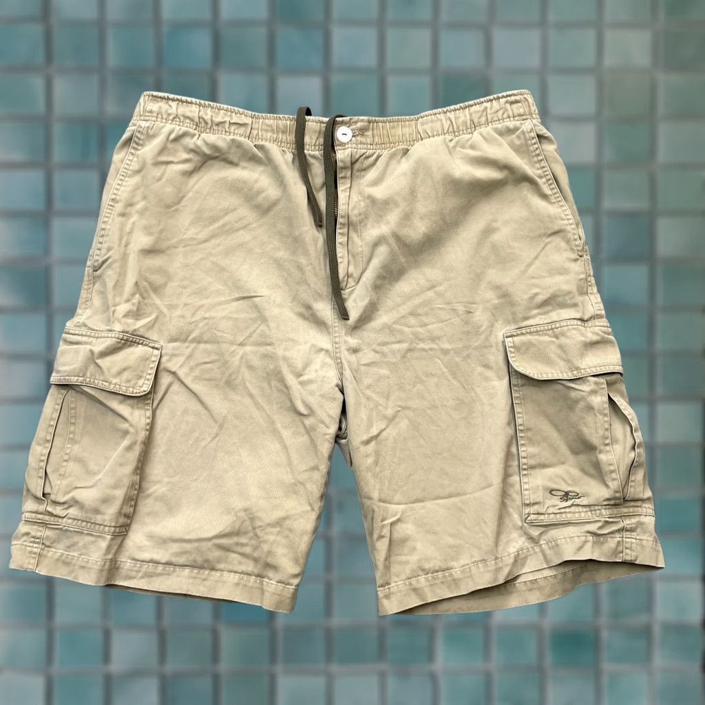 Ocean Pacific VINTAGE Ocean Pacific Cargo Shorts Mens XL Beige Drawstring Pockets Beach Outdoor 90s Mens Size US 36 / EU 52 - 1 Thumbnail