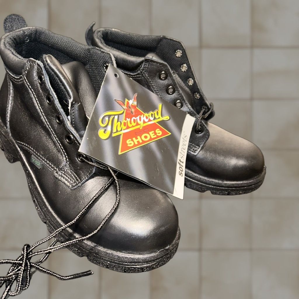 THOROGOOD UNIFORM SOFTSTREETS ULTIMATE CROSS Train Tactical Boots 8W Made In USA Mens
