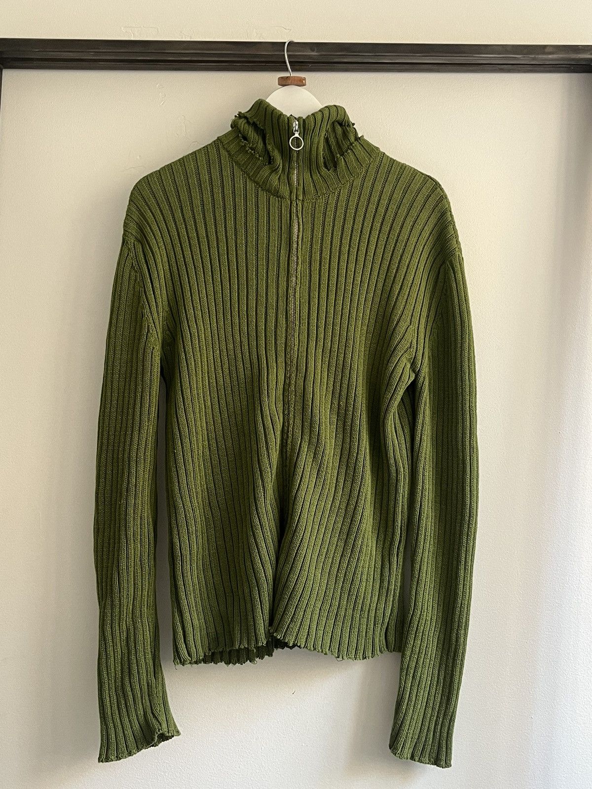 Edward Cuming Edward Cuming Zip Knit Green | Grailed