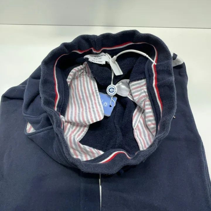 Thom Browne Thom Browne Classic Four Stripe Knit Sweatpants -2507 Size US 26 / EU 42 - 3 Thumbnail