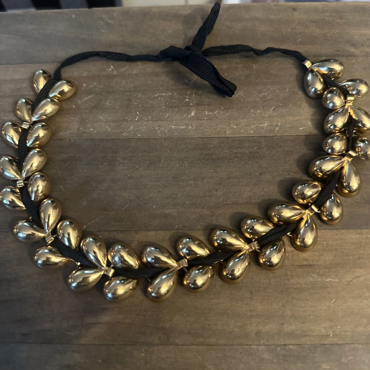 Vintage Vintage puffed ribbon tie choker necklace Size ONE SIZE - 2 Thumbnail
