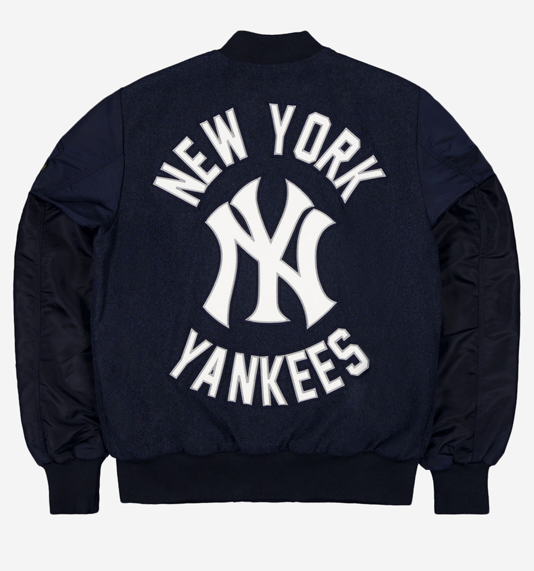 Alpha Industries × MLB × New Era Alpha Industries x New Era x MLB - NY Yankees Wool Jacket L Size US L / EU 52-54 / 3 - 1 Thumbnail