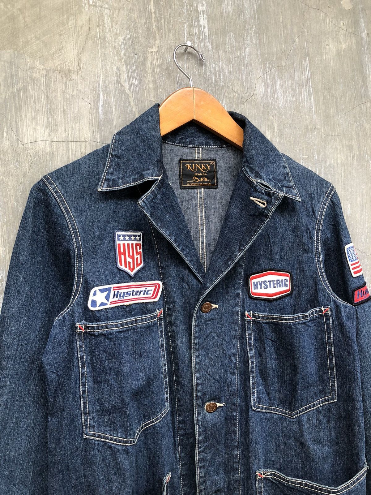 Hysteric Glamour Hysteric Glamour Chaos Patch Chore Jacket Size US M / EU 48-50 / 2 - 2 Thumbnail