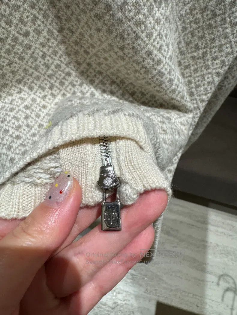 Loro Piana Loro Piana Snowflake Pattern Cashmere Cardigan Size XS / US 0-2 / IT 36-38 - 6 Thumbnail