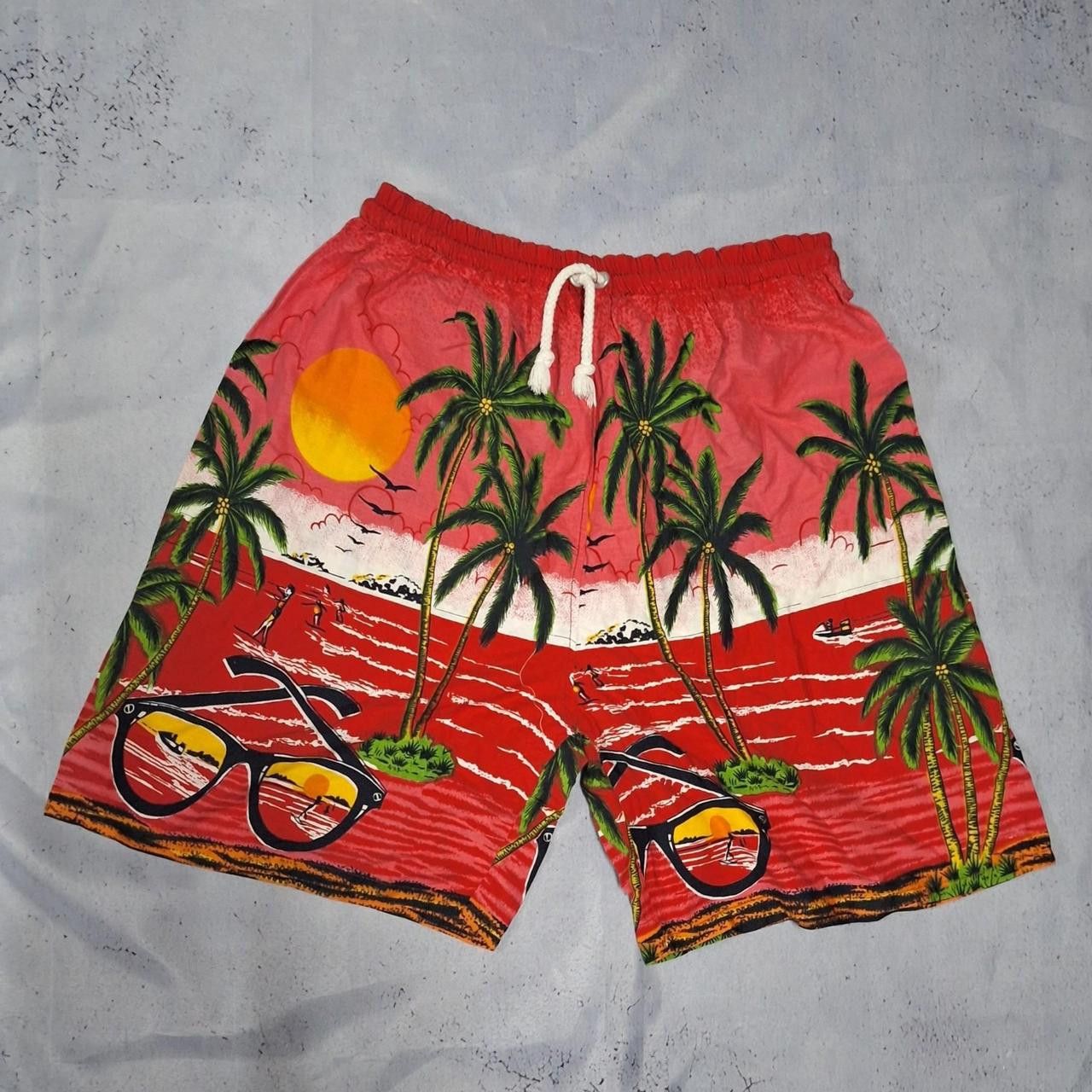 Other Red Hawaiian shirt with sunglasses #tropical Size US L / EU 52-54 / 3 - 3 Thumbnail