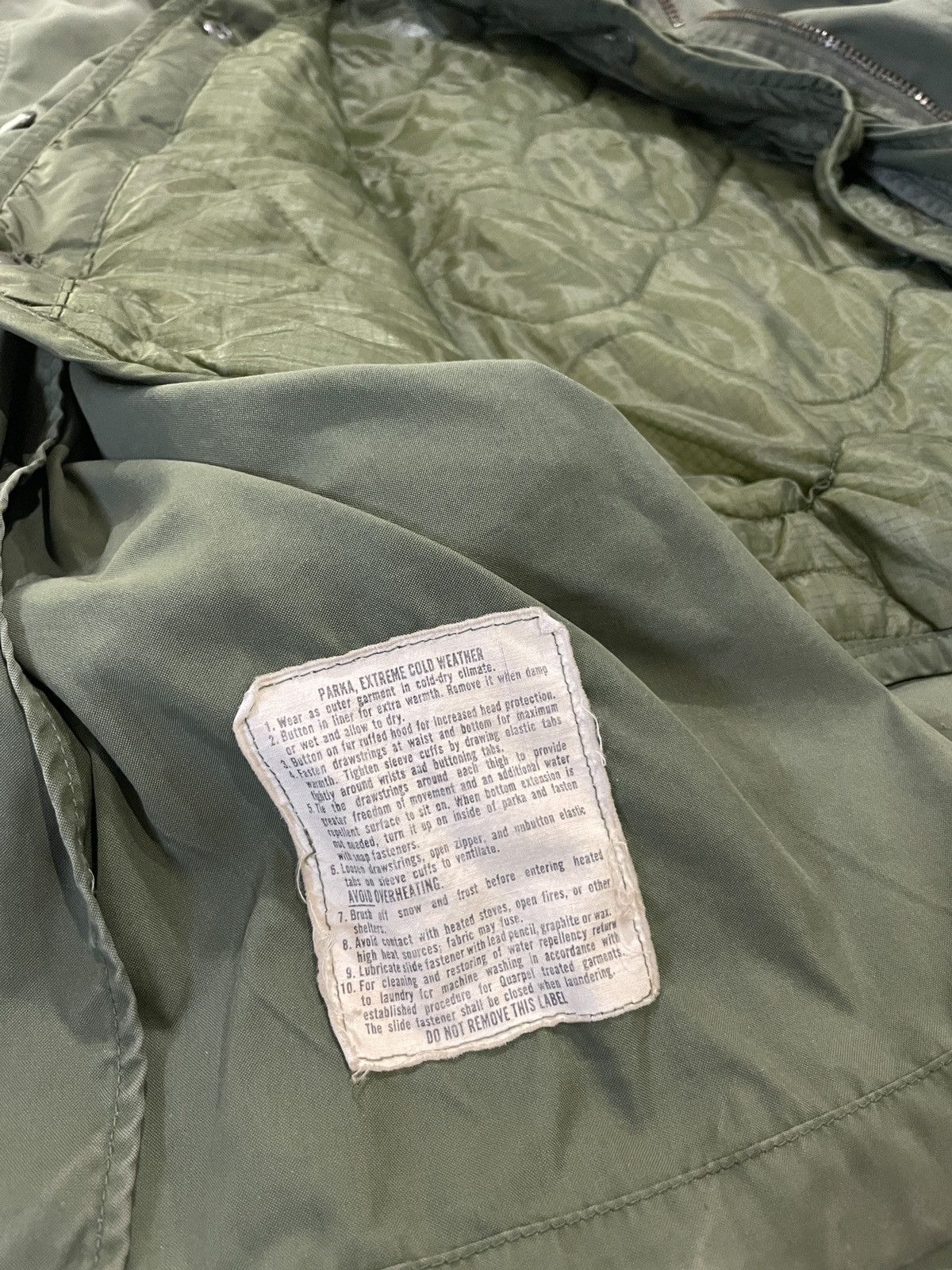 Vintage Parka M65 US Army M-1965 Size US S / EU 44-46 / 1 - 12 Thumbnail