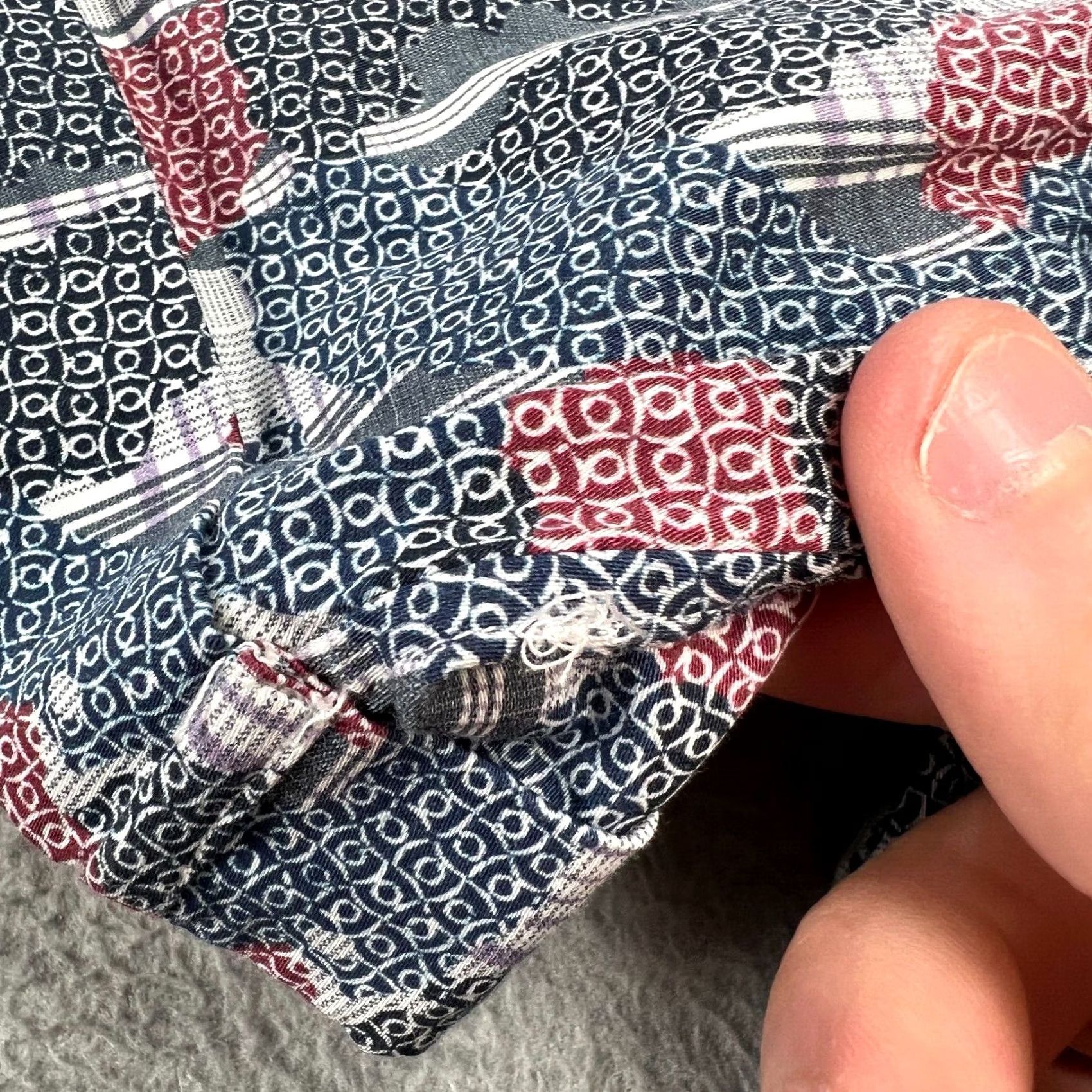 Robert Graham Robert Graham Shirt Men L Button-Up Geometric USA Tailored Modern Americana Camouflage Multicolor Cotton Spandex Size US L / EU 52-54 / 3 - 4 Thumbnail
