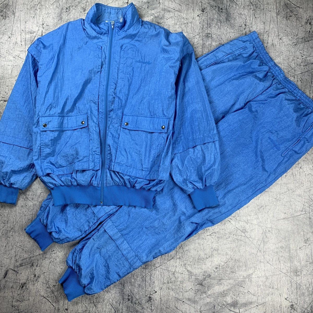 Adidas × Streetwear × Vintage Vintage Adidas nylon rare retro track ...