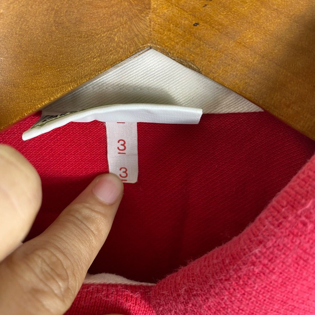Lacoste × Vintage Vintage 90's CHEMISE LACOSTE Multi Colour Block Polo Tee Size US M / EU 48-50 / 2 - 6 Thumbnail